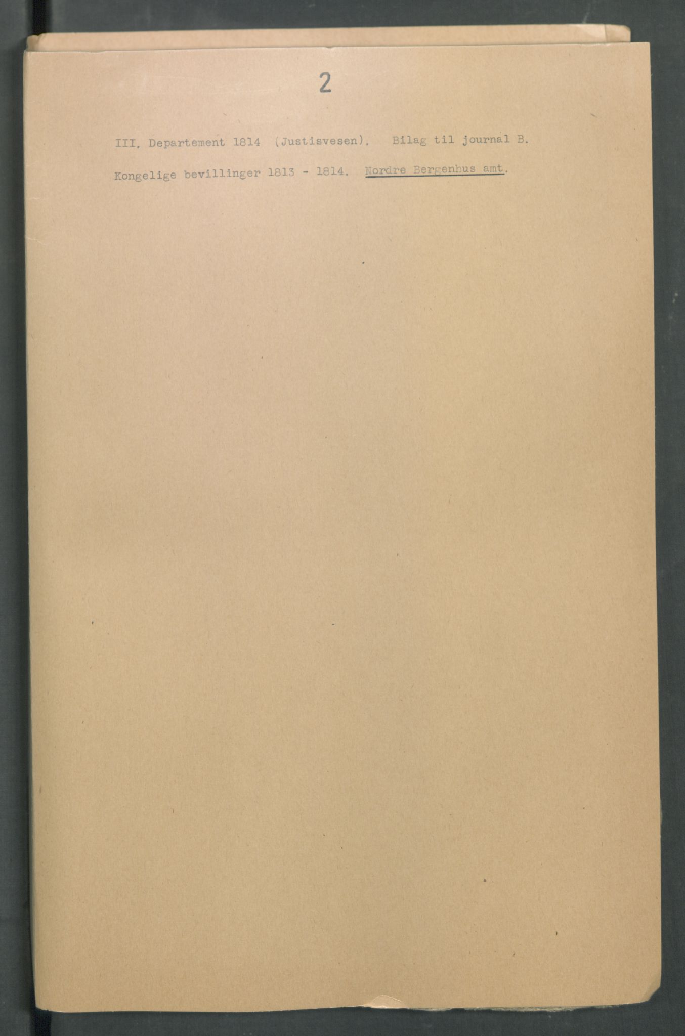 Departementene i 1814, AV/RA-S-3899/Fc/L0044: Journalsaker B 451-908, 1813-1814, p. 53