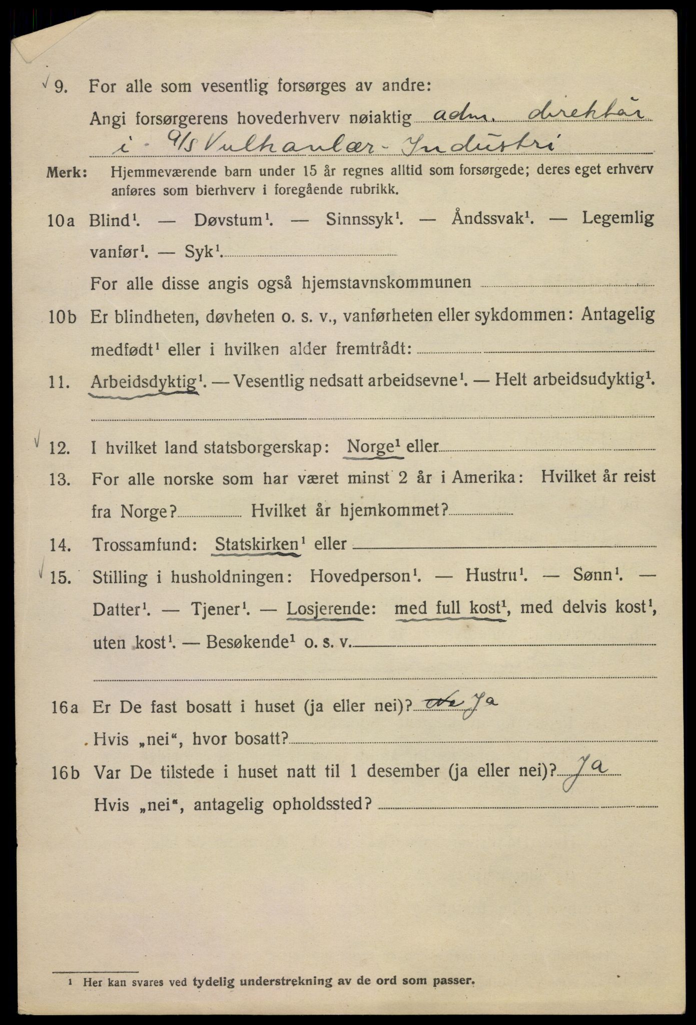 SAO, 1920 census for Kristiania, 1920, p. 183444