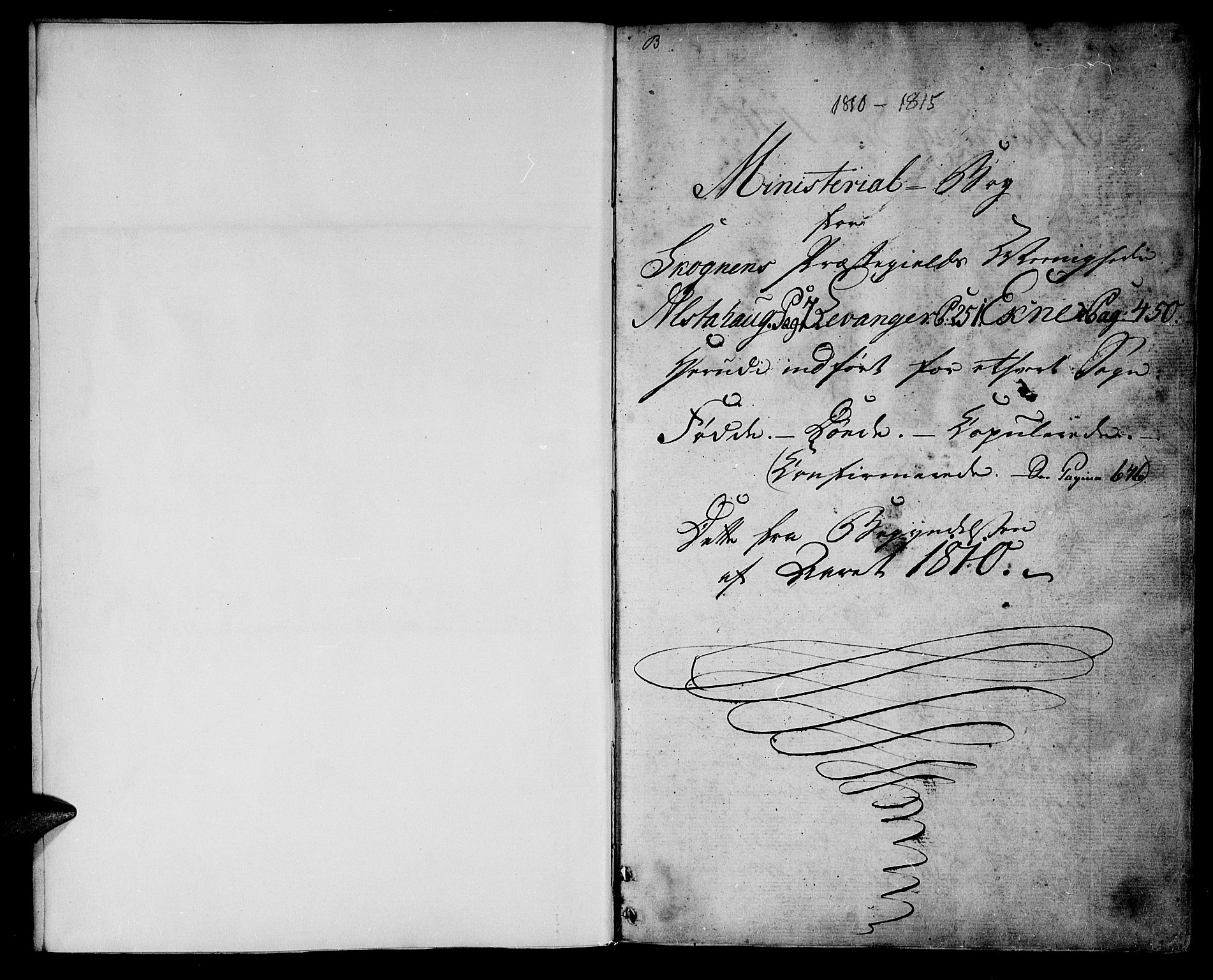 Ministerialprotokoller, klokkerbøker og fødselsregistre - Nord-Trøndelag, AV/SAT-A-1458/717/L0145: Parish register (official) no. 717A03 /2, 1810-1815, p. 0-1