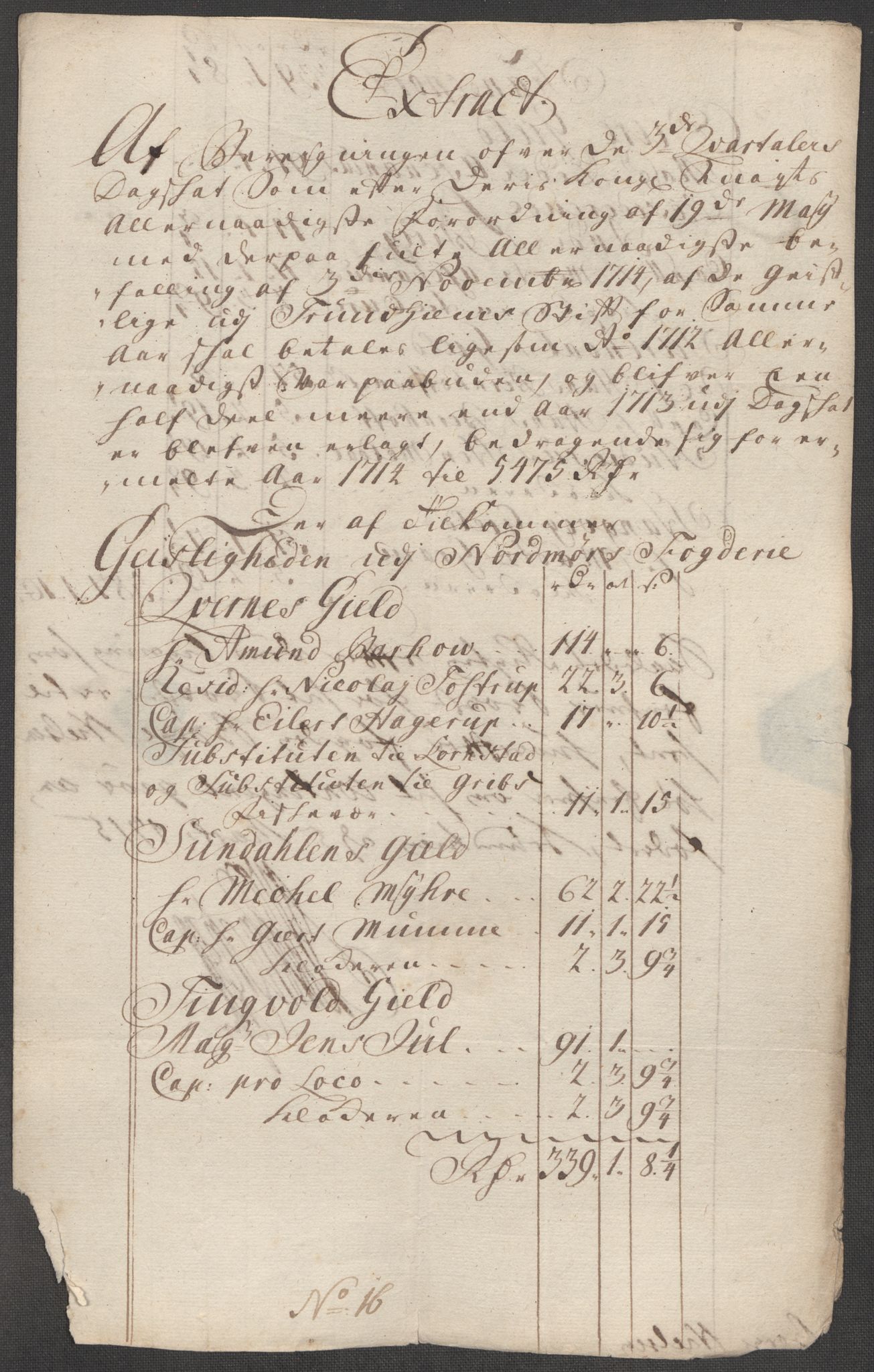 Rentekammeret inntil 1814, Reviderte regnskaper, Fogderegnskap, AV/RA-EA-4092/R56/L3748: Fogderegnskap Nordmøre, 1714-1715, p. 122