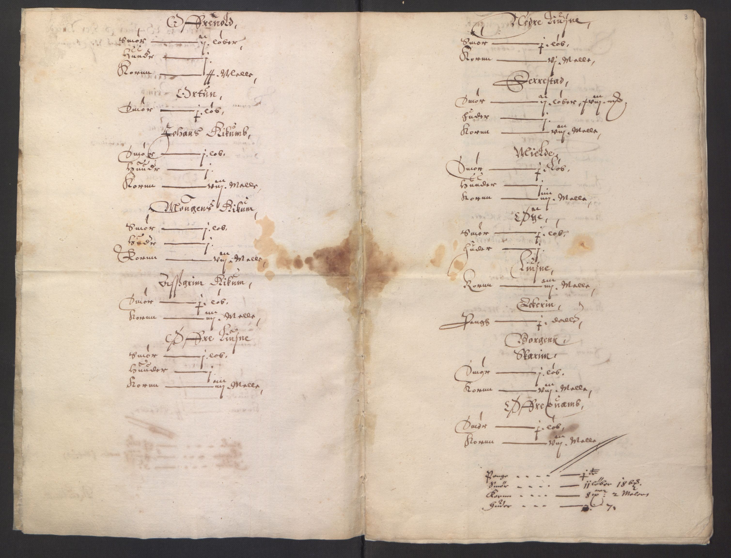 Stattholderembetet 1572-1771, AV/RA-EA-2870/Ek/L0007/0001: Jordebøker til utlikning av rosstjeneste 1624-1626: / Adelsjordebøker, 1624-1625, p. 306