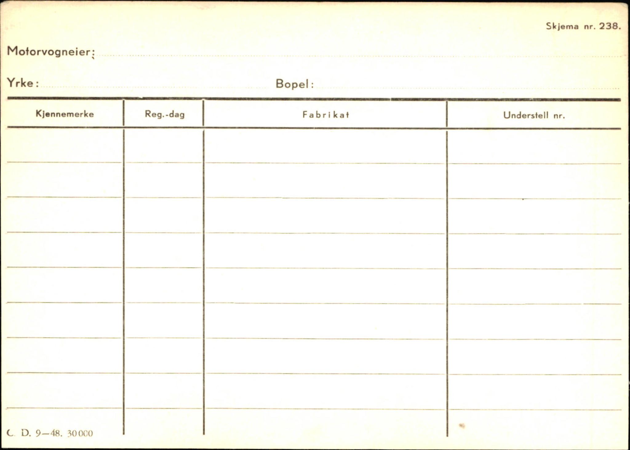 Statens vegvesen, Sogn og Fjordane vegkontor, AV/SAB-A-5301/4/F/L0125: Eigarregister Sogndal V-Å. Aurland A-Å. Fjaler A-N, 1945-1975, p. 1744