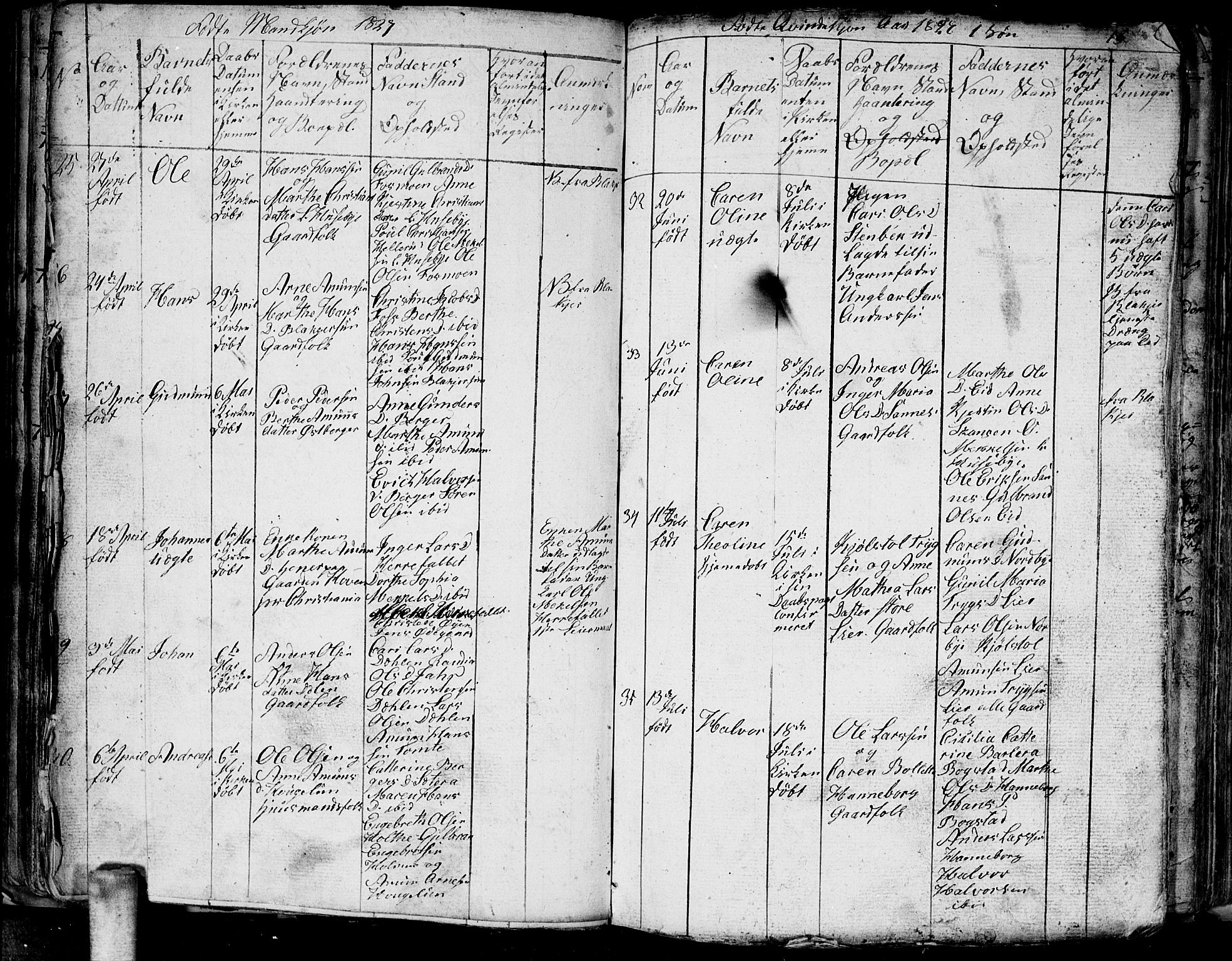 Aurskog prestekontor Kirkebøker, SAO/A-10304a/G/Ga/L0001: Parish register (copy) no. I 1, 1814-1829, p. 157
