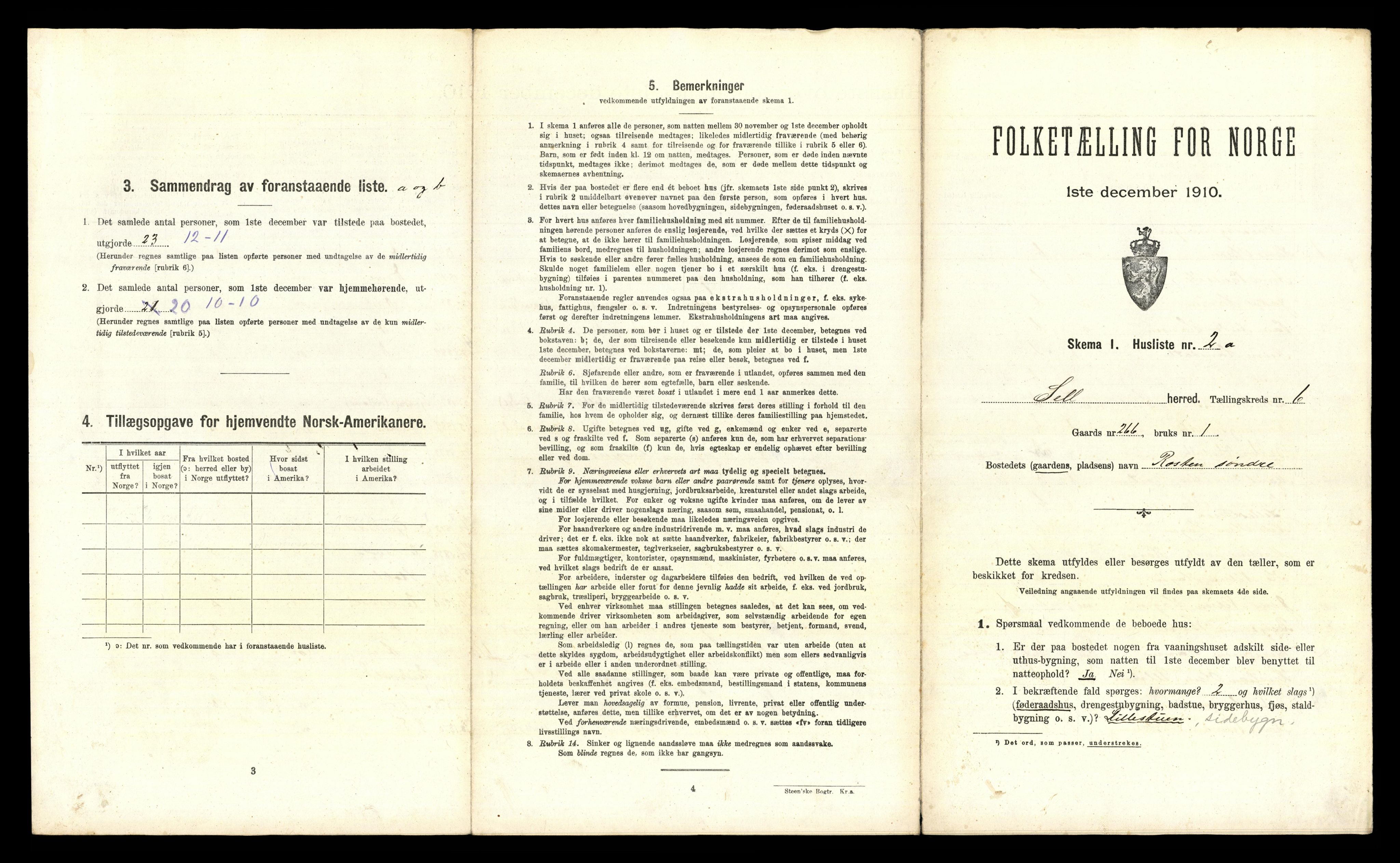 RA, 1910 census for Sel, 1910, p. 670