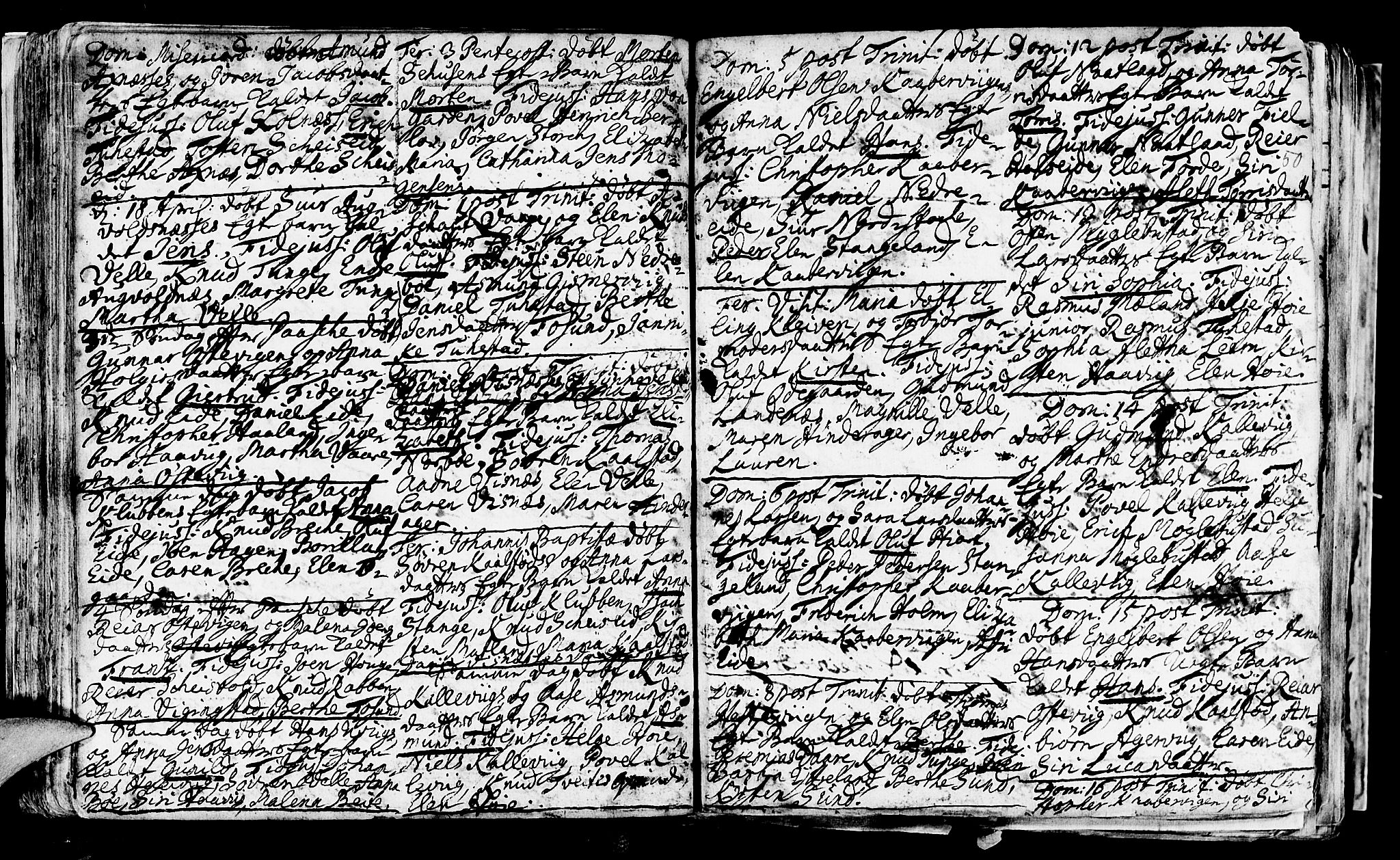 Avaldsnes sokneprestkontor, AV/SAST-A -101851/H/Ha/Haa/L0001: Parish register (official) no. A 1, 1711-1764, p. 50