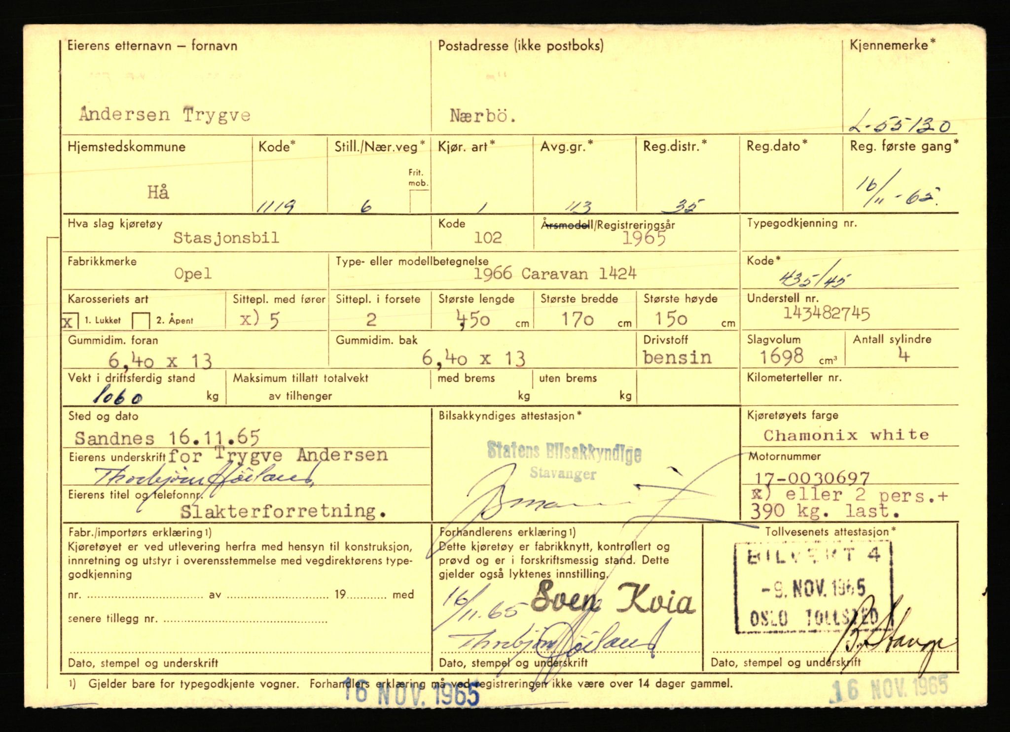 Stavanger trafikkstasjon, AV/SAST-A-101942/0/F/L0054: L-54200 - L-55699, 1930-1971, p. 1907