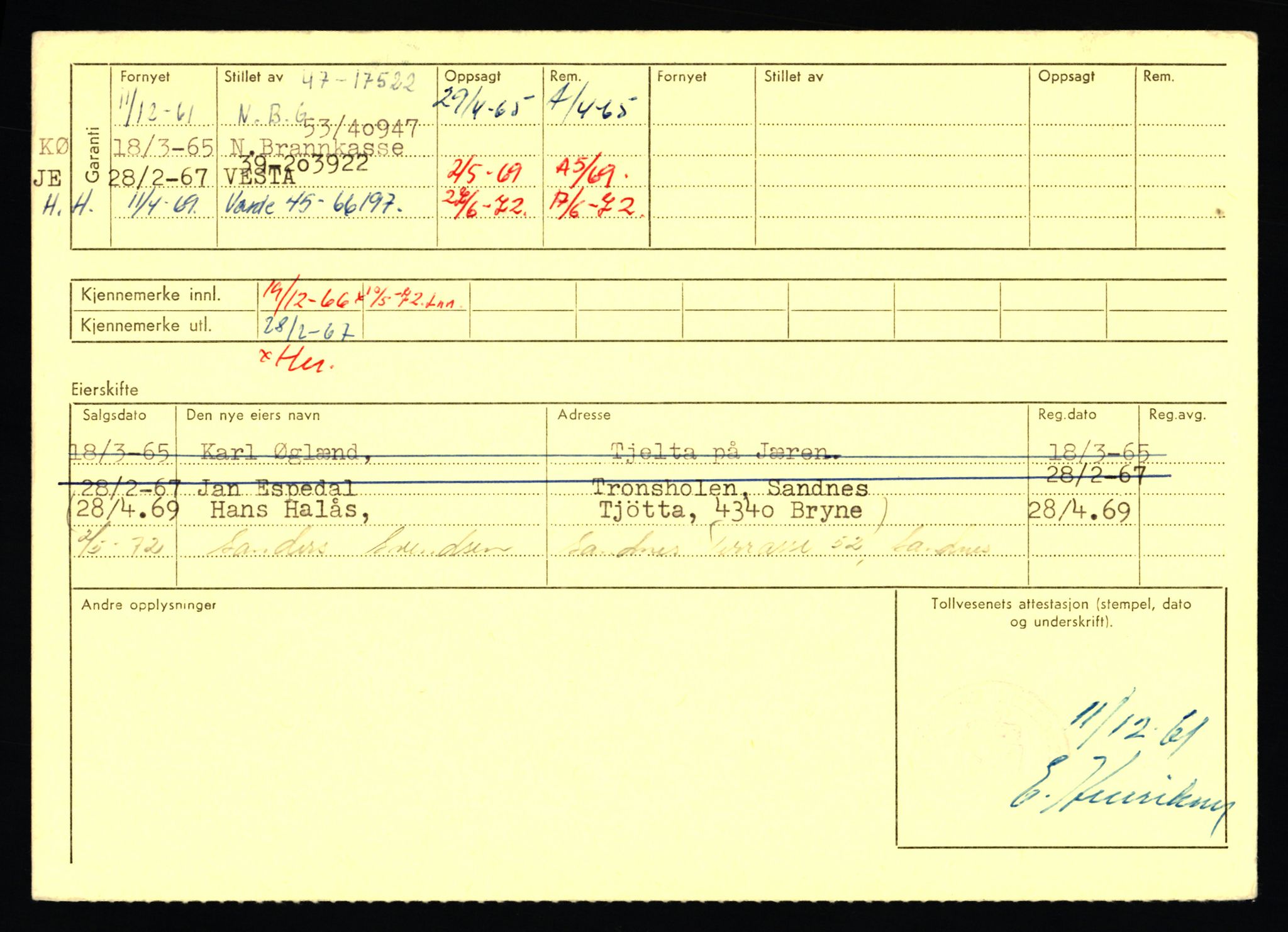 Stavanger trafikkstasjon, AV/SAST-A-101942/0/F/L0008: L-2550 - L-2999, 1930-1971, p. 1018