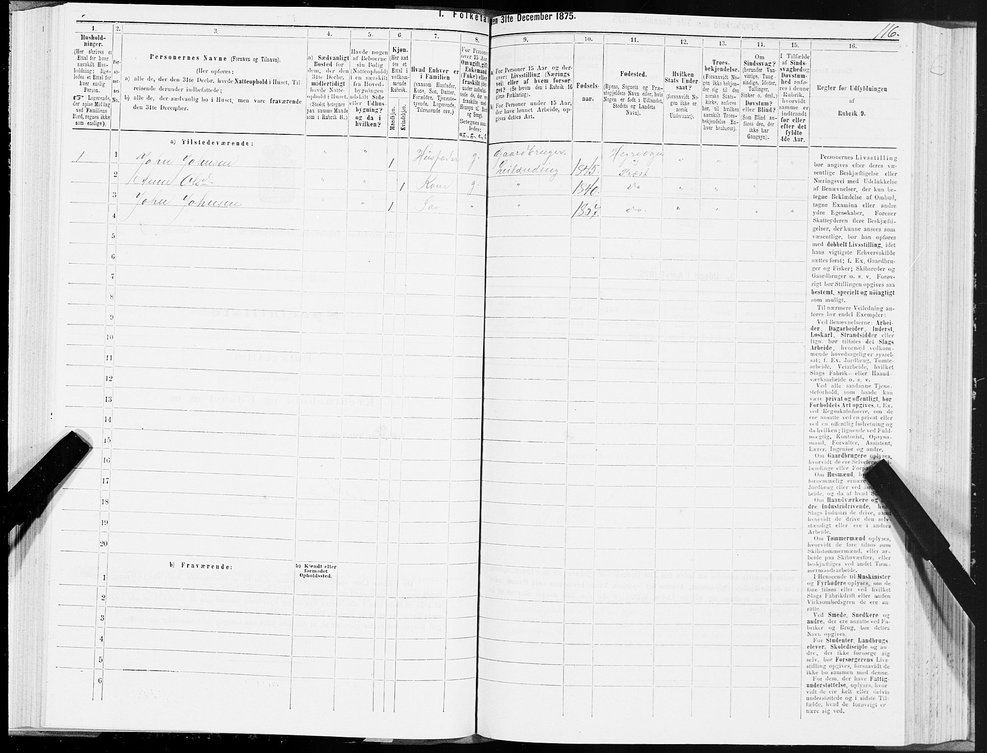 SAT, 1875 census for 1711P Øvre Stjørdal, 1875, p. 3116