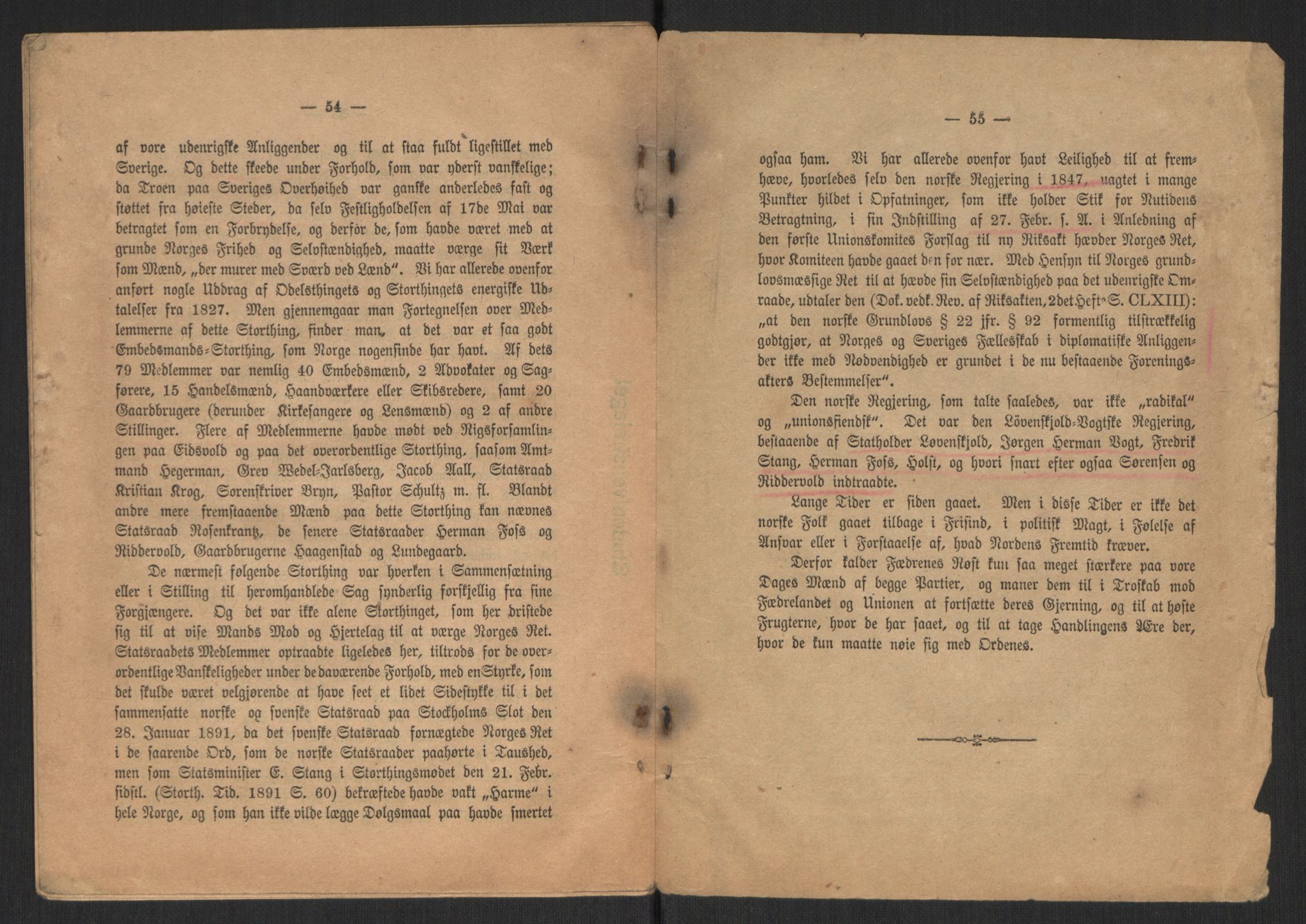 Venstres Hovedorganisasjon, RA/PA-0876/X/L0001: De eldste skrifter, 1860-1936, p. 592