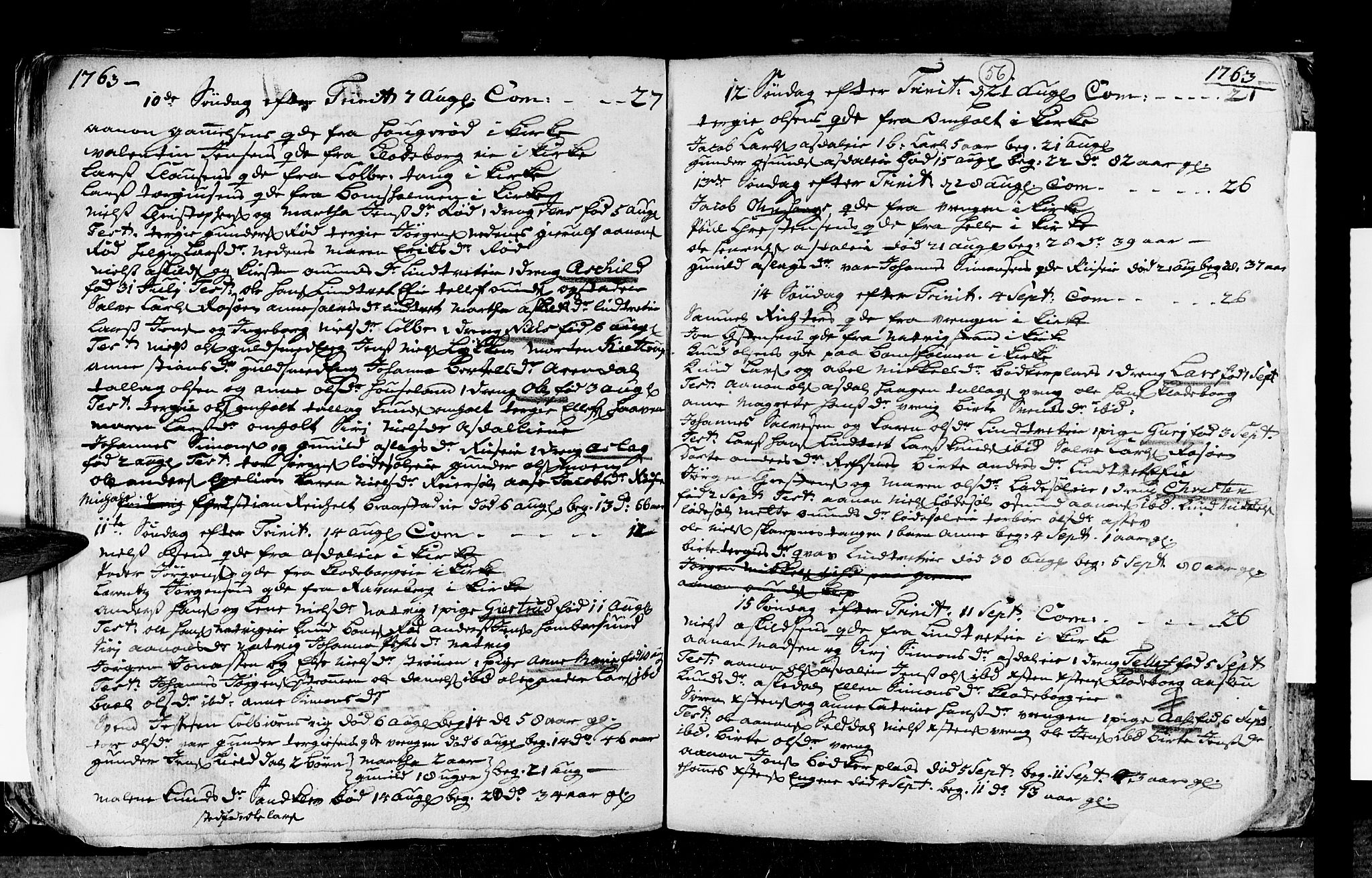 Øyestad sokneprestkontor, AV/SAK-1111-0049/F/Fa/L0006: Parish register (official) no. A 6, 1758-1776, p. 56
