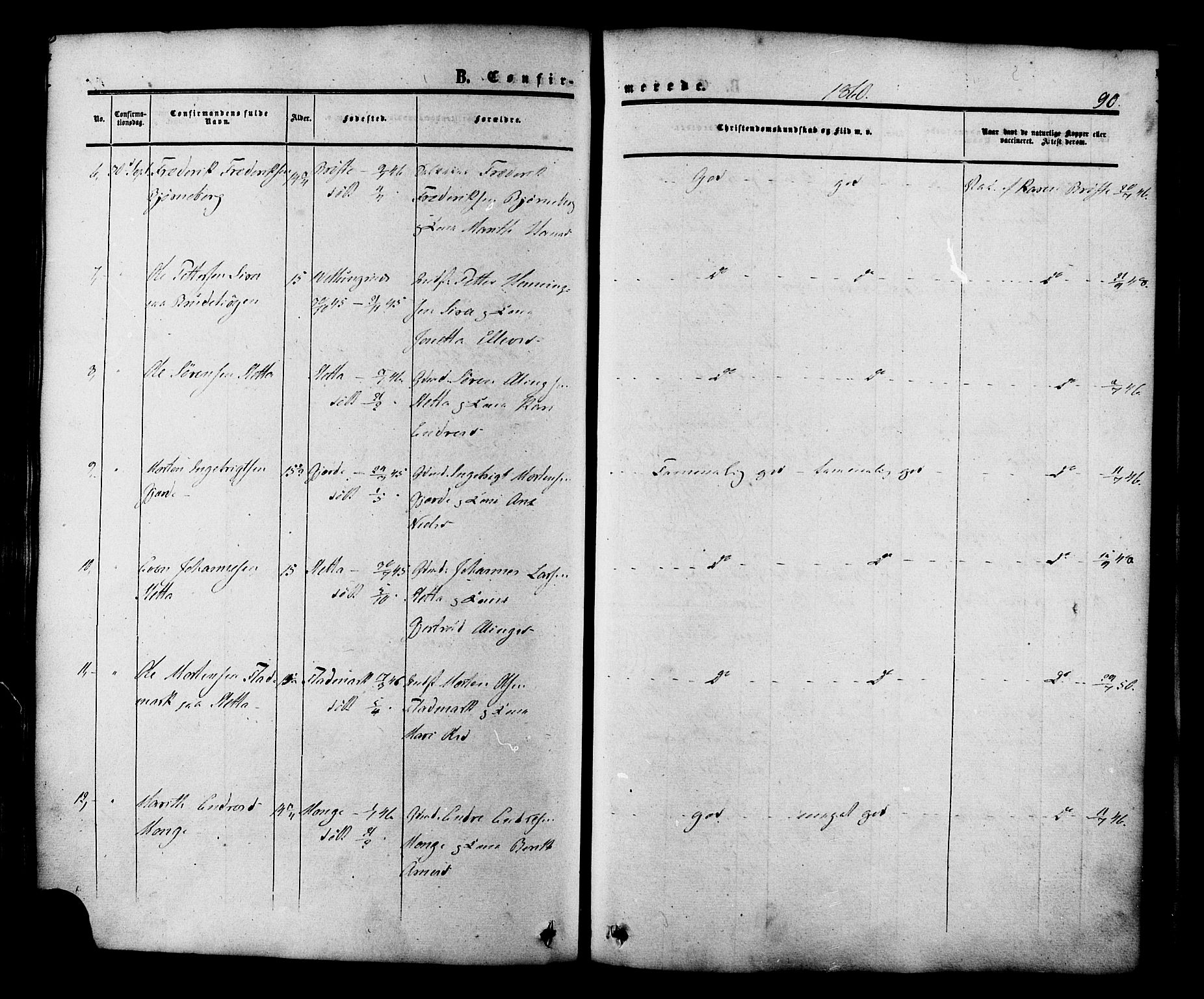 Ministerialprotokoller, klokkerbøker og fødselsregistre - Møre og Romsdal, AV/SAT-A-1454/546/L0594: Parish register (official) no. 546A02, 1854-1882, p. 90