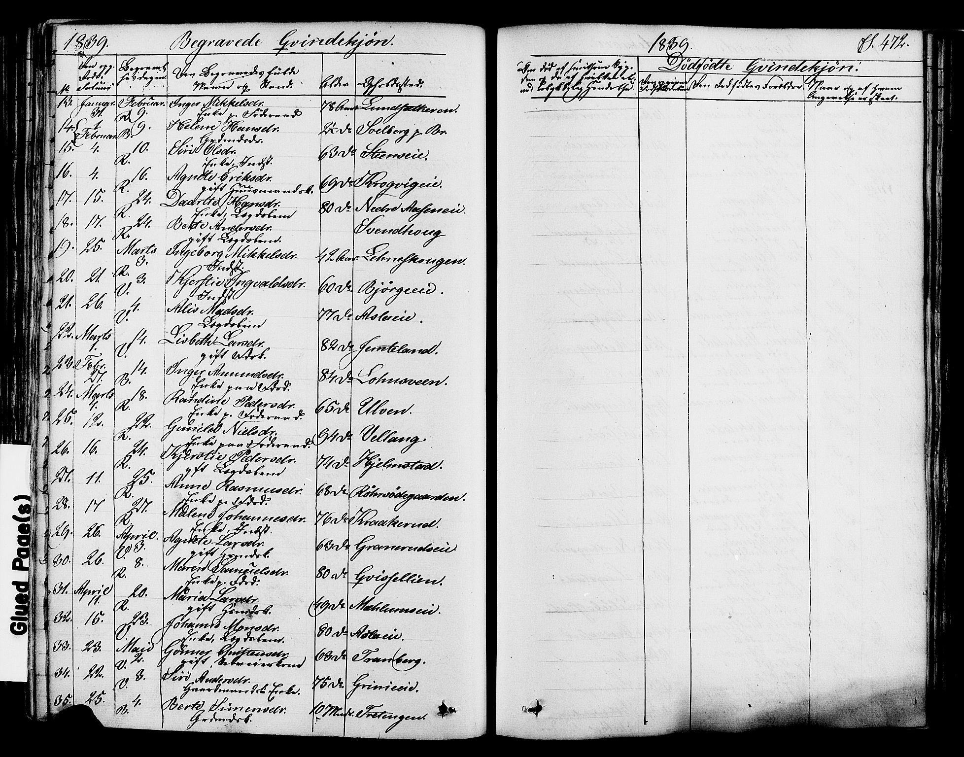 Ringsaker prestekontor, AV/SAH-PREST-014/K/Ka/L0008: Parish register (official) no. 8, 1837-1850, p. 472