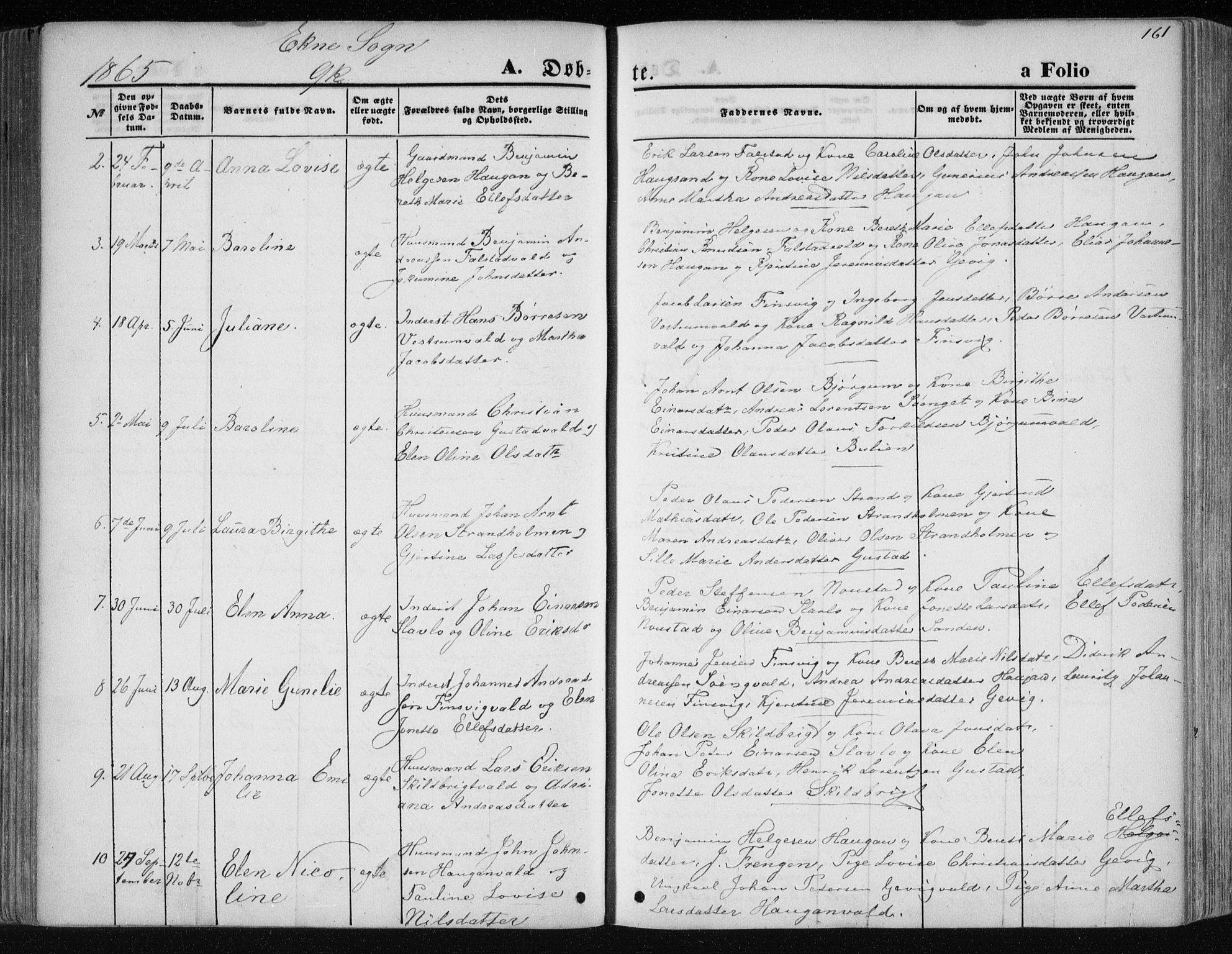 Ministerialprotokoller, klokkerbøker og fødselsregistre - Nord-Trøndelag, AV/SAT-A-1458/717/L0158: Parish register (official) no. 717A08 /2, 1863-1877, p. 161