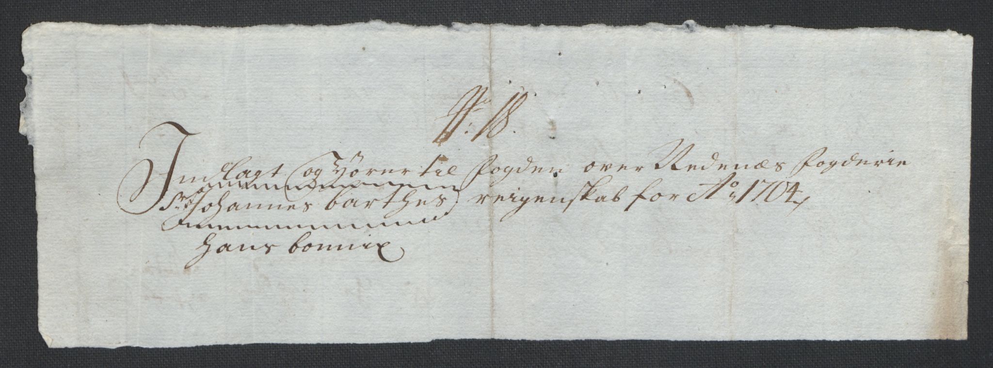 Rentekammeret inntil 1814, Reviderte regnskaper, Fogderegnskap, AV/RA-EA-4092/R39/L2317: Fogderegnskap Nedenes, 1704-1705, p. 70