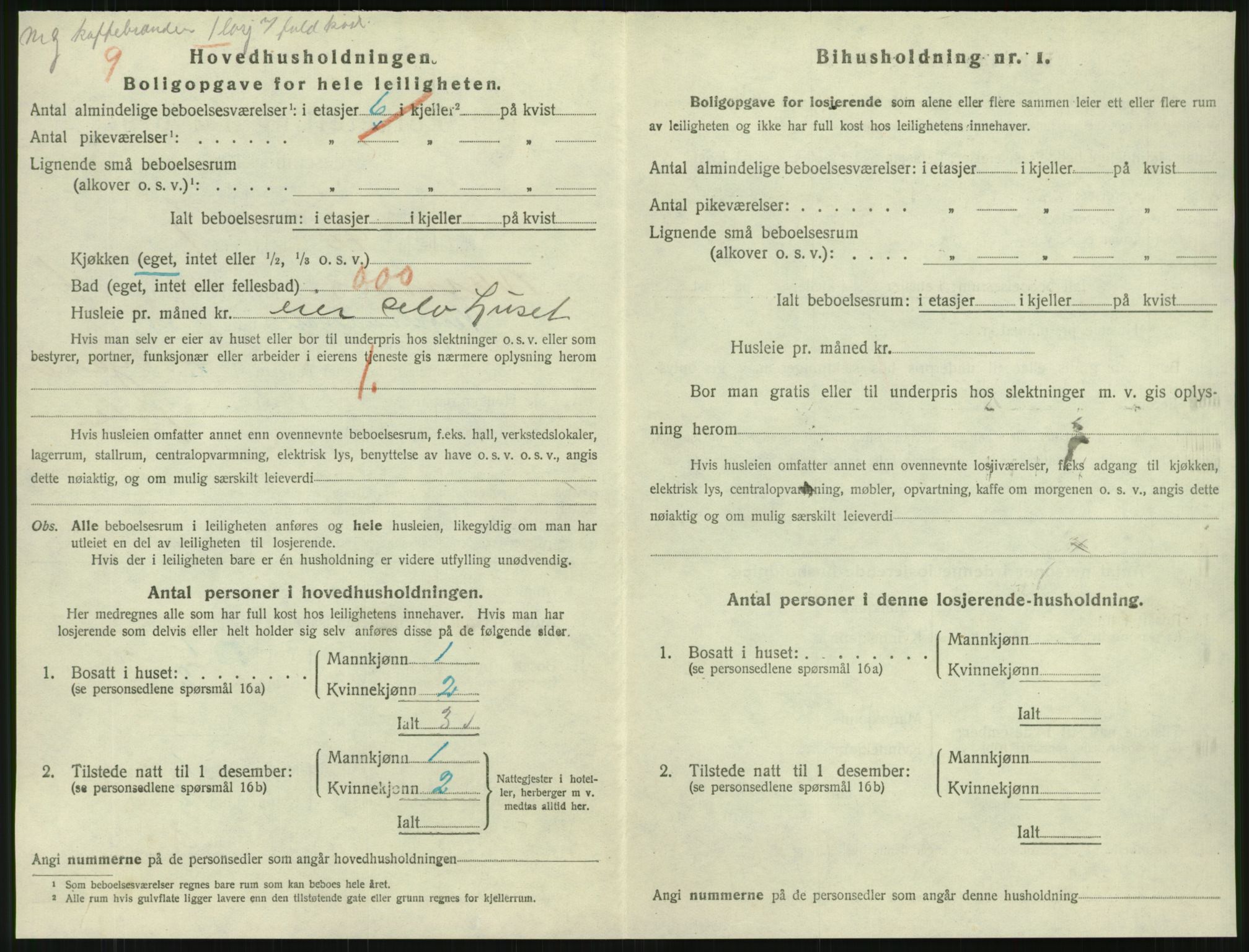 SAT, 1920 census for Namsos, 1920, p. 1550