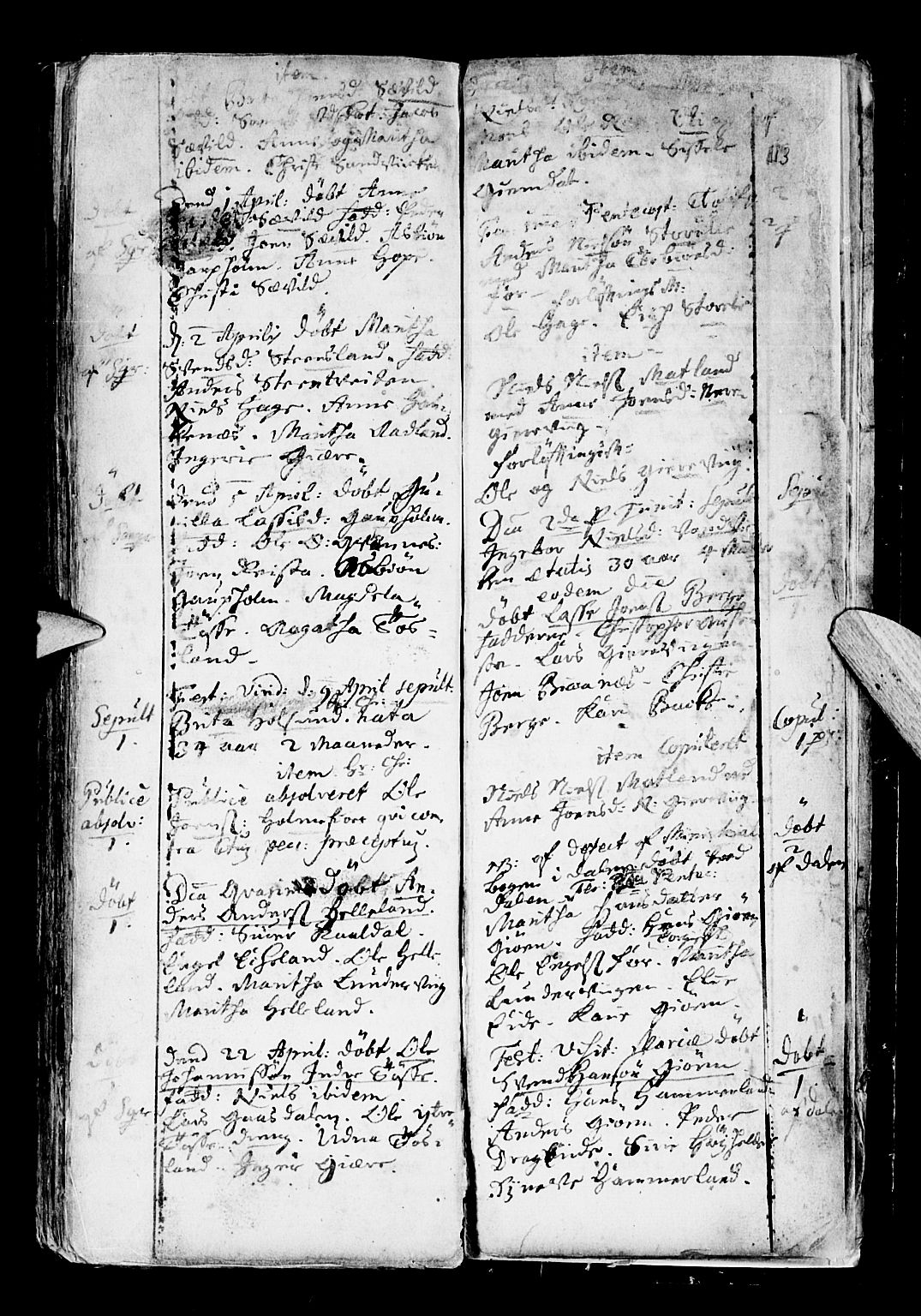 Os sokneprestembete, SAB/A-99929: Parish register (official) no. A 6, 1669-1719, p. 113