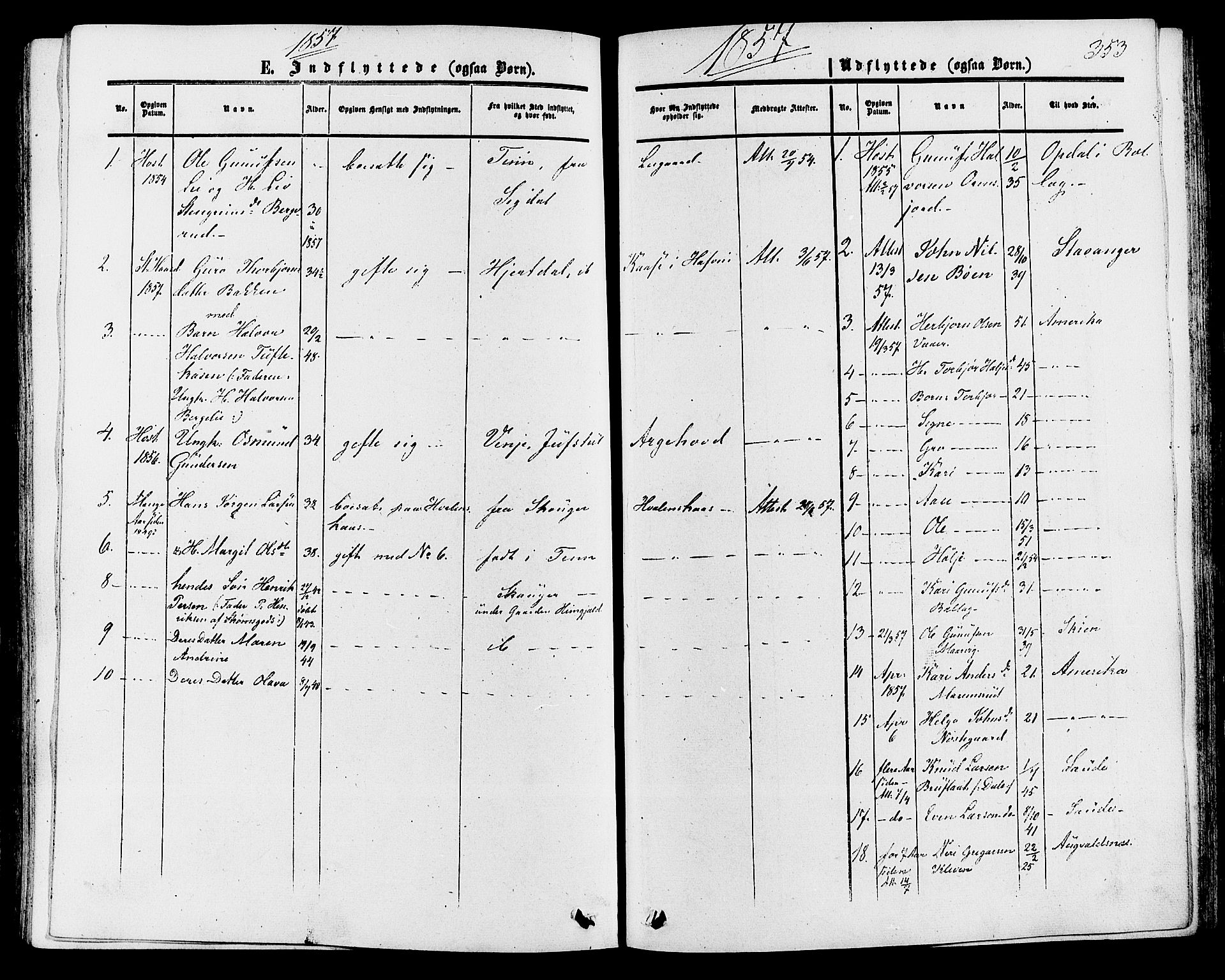 Tinn kirkebøker, AV/SAKO-A-308/F/Fa/L0006: Parish register (official) no. I 6, 1857-1878, p. 353