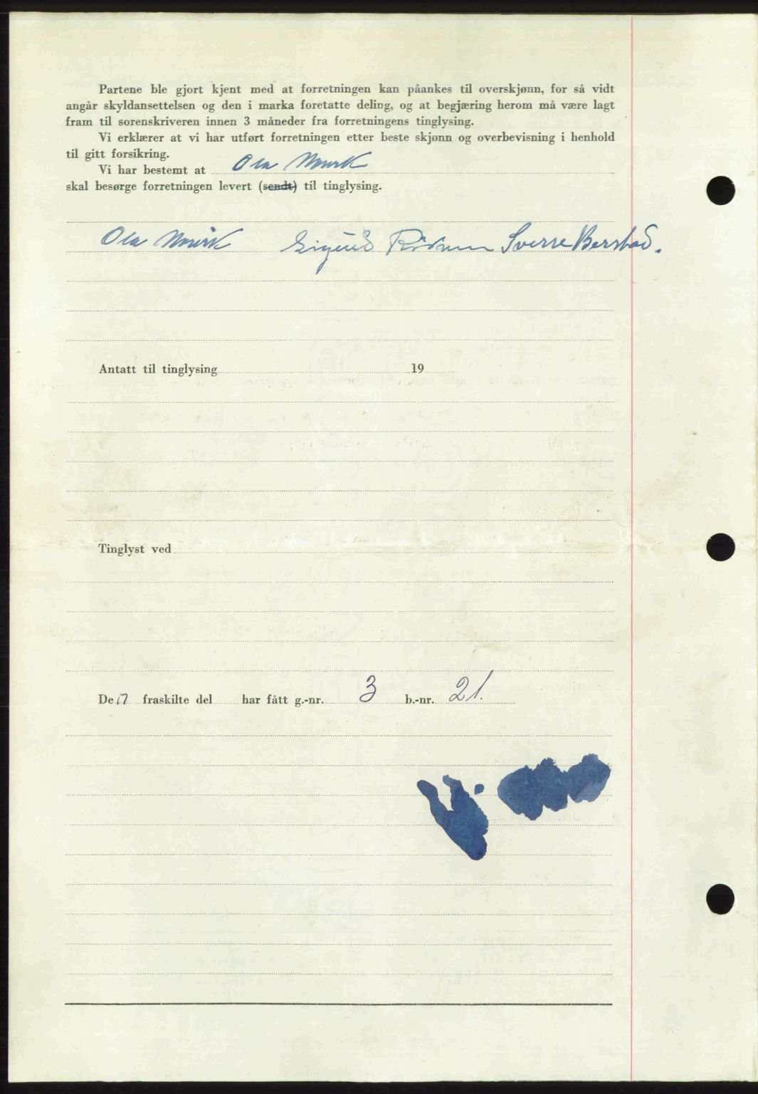 Romsdal sorenskriveri, AV/SAT-A-4149/1/2/2C: Mortgage book no. A28, 1948-1949, Diary no: : 3316/1948