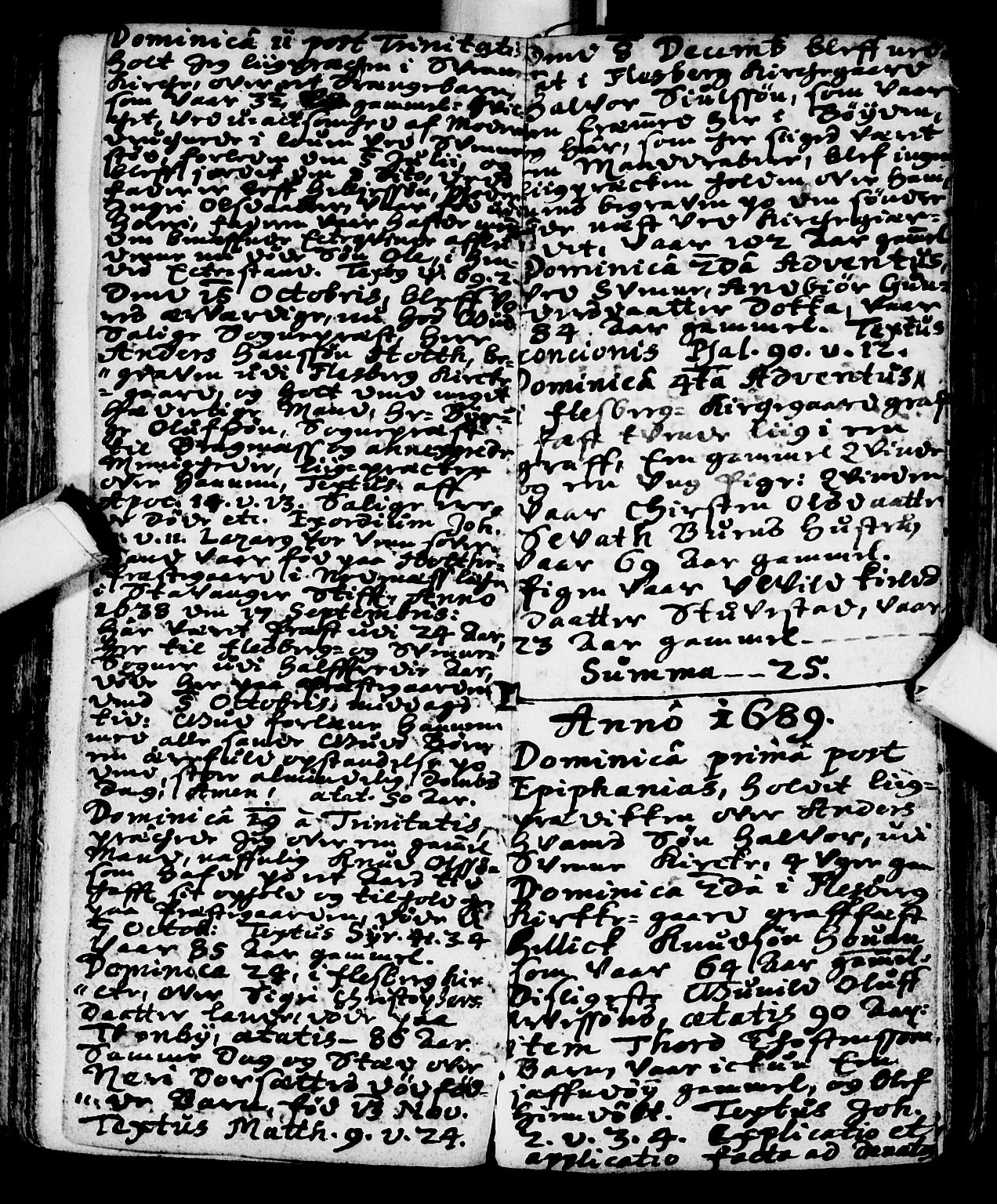 Flesberg kirkebøker, SAKO/A-18/F/Fa/L0001: Parish register (official) no. I 1, 1688-1725