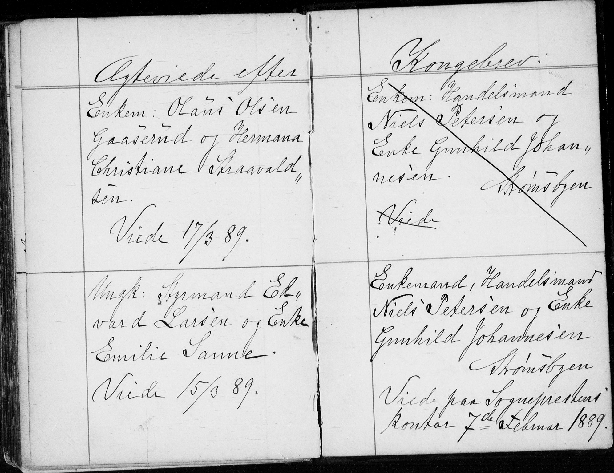 Strømsø kirkebøker, AV/SAKO-A-246/H/Ha/L0007: Banns register no. 7, 1884-1896