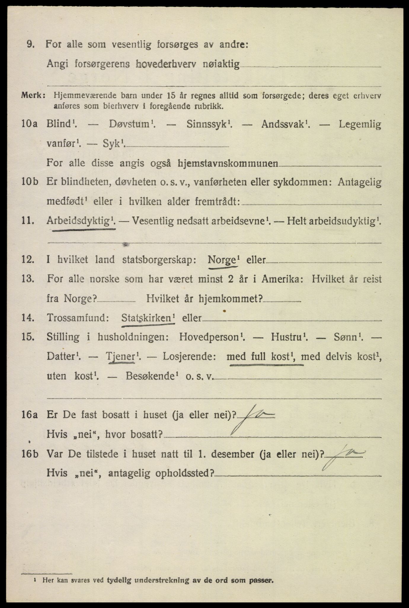 SAH, 1920 census for Østre Gausdal, 1920, p. 1919