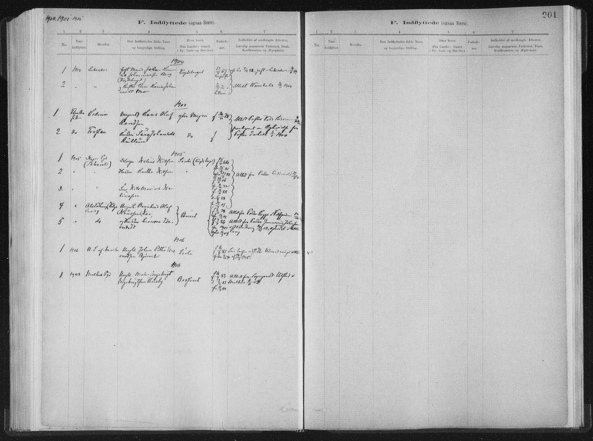 Ministerialprotokoller, klokkerbøker og fødselsregistre - Nord-Trøndelag, AV/SAT-A-1458/722/L0220: Parish register (official) no. 722A07, 1881-1908, p. 201