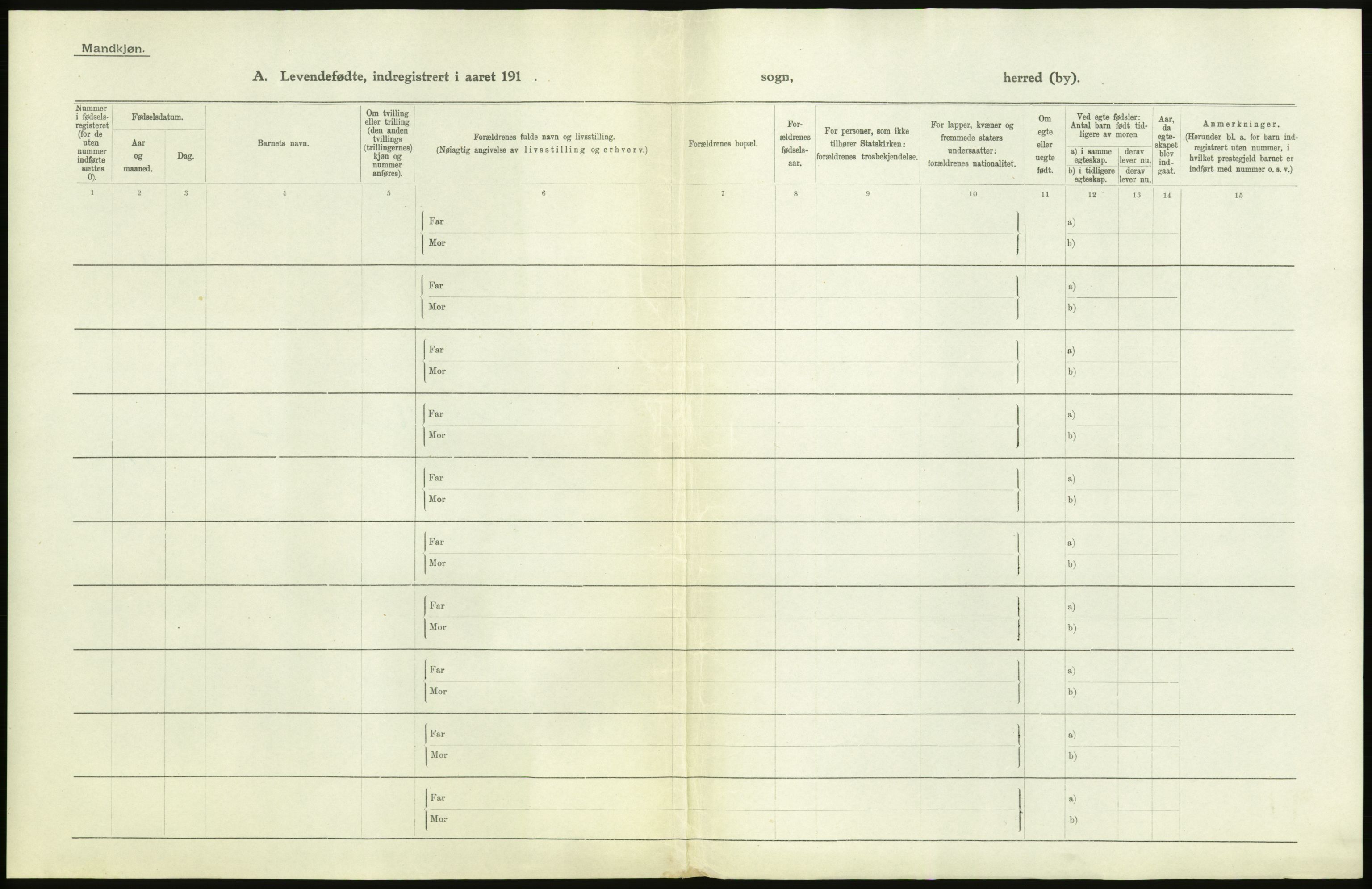 Statistisk sentralbyrå, Sosioøkonomiske emner, Folketellinger, boliger og boforhold, AV/RA-S-2231/F/Fa/L0007: Innvandring. Navn/fylkesvis, 1920, p. 2