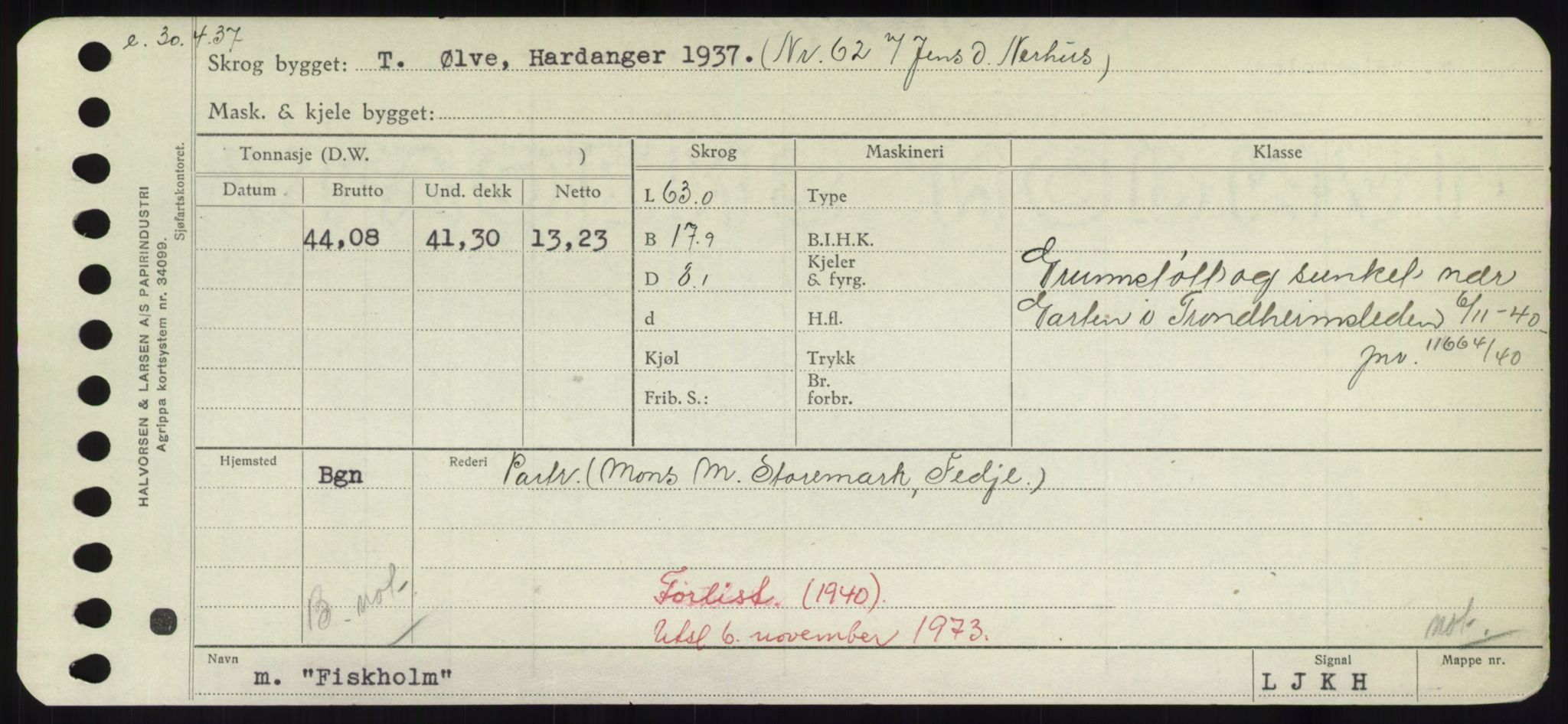 Sjøfartsdirektoratet med forløpere, Skipsmålingen, RA/S-1627/H/Hd/L0010: Fartøy, F-Fjø, p. 571