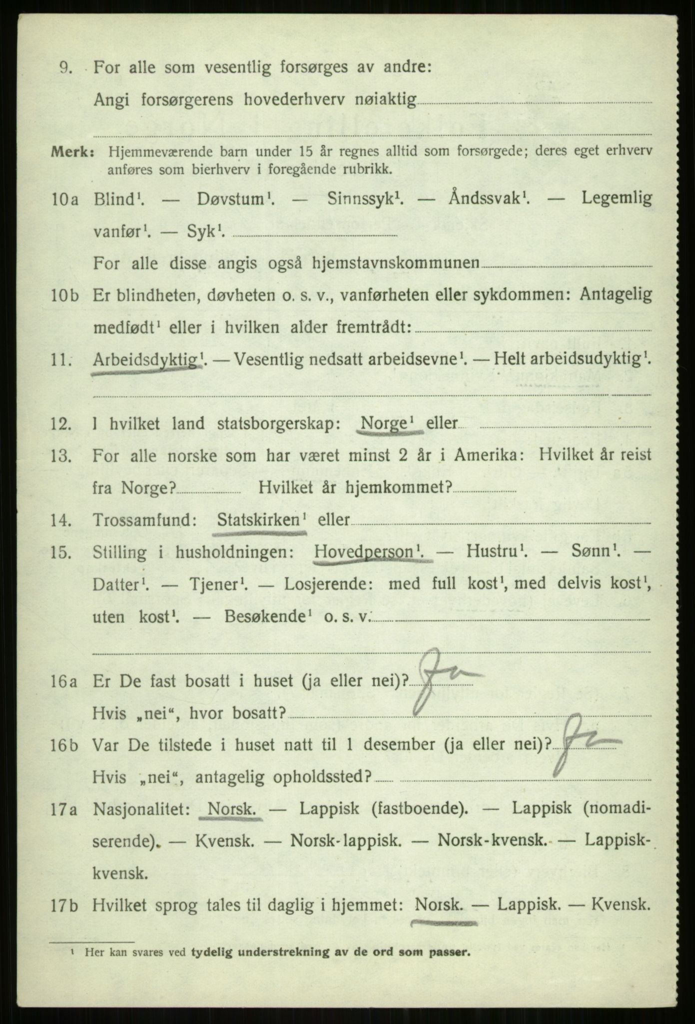 SATØ, 1920 census for Balsfjord, 1920, p. 6371