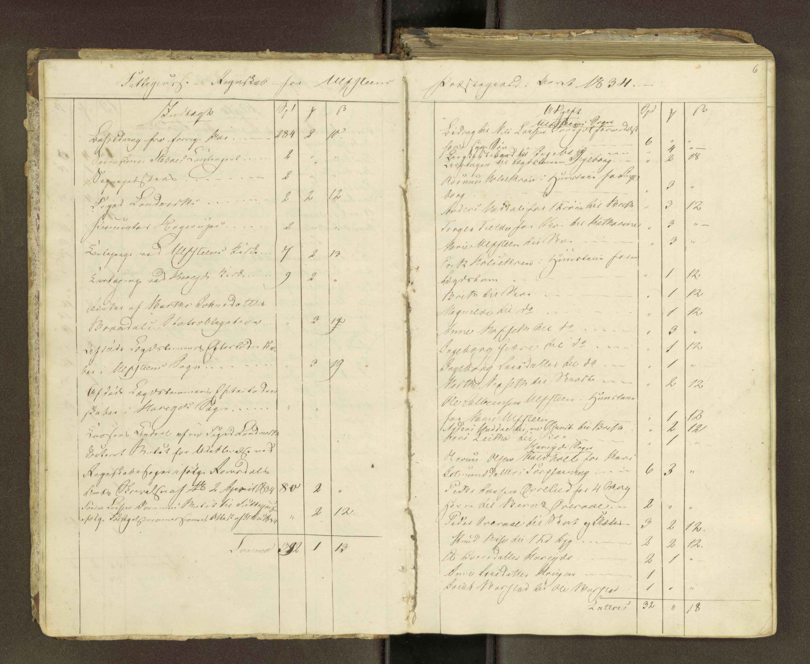 Ulstein sokneprestkontor, AV/SAT-A-1005/1/III/III3/III3a/L0001: Forhandlingsprotokoll for Ulstein fattigkommisjon, 1832-1865, p. 5b-6a