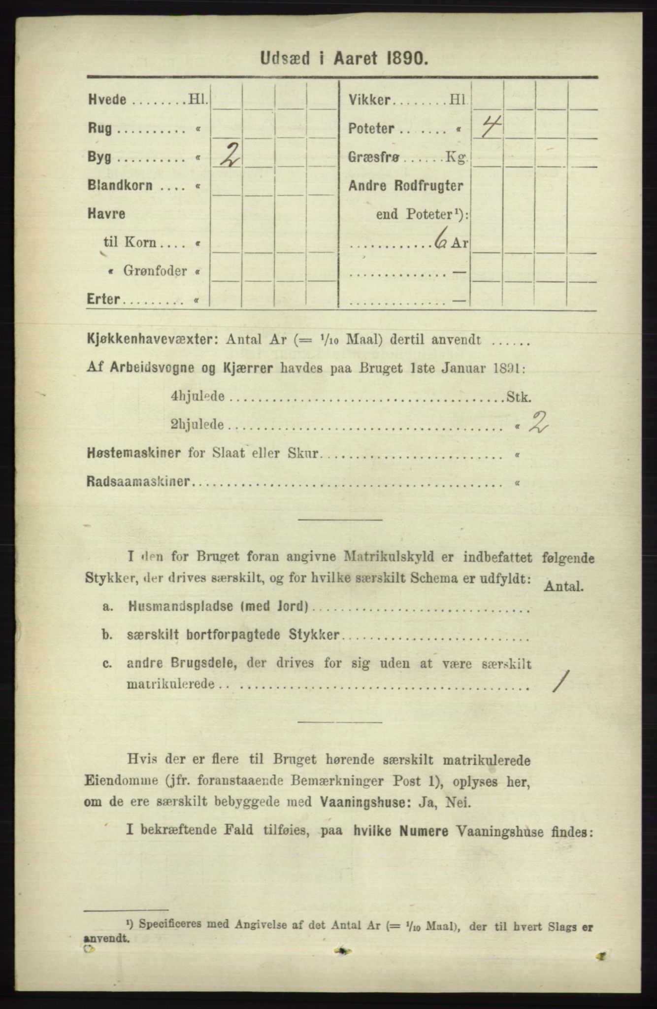 RA, 1891 census for 1230 Ullensvang, 1891, p. 7209