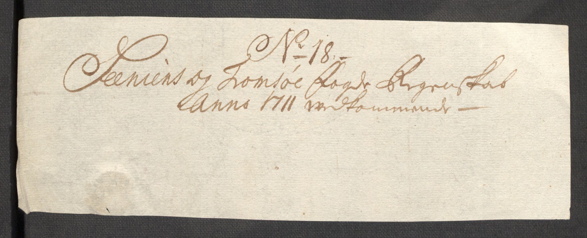 Rentekammeret inntil 1814, Reviderte regnskaper, Fogderegnskap, AV/RA-EA-4092/R68/L4758: Fogderegnskap Senja og Troms, 1711-1712, p. 109