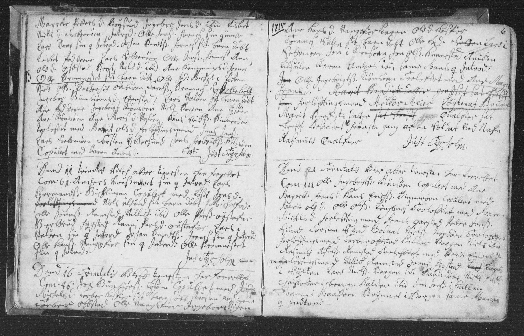 Ministerialprotokoller, klokkerbøker og fødselsregistre - Nord-Trøndelag, SAT/A-1458/786/L0685: Parish register (official) no. 786A01, 1710-1798, p. 6