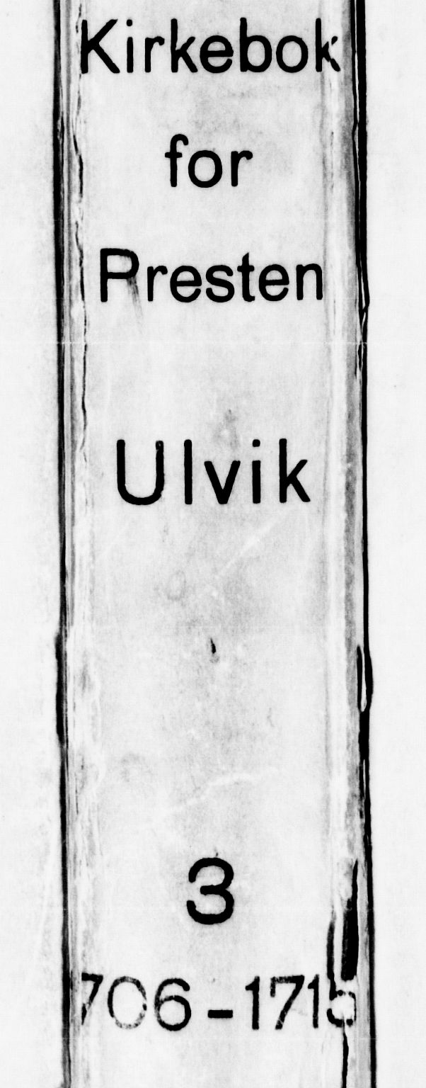 Ulvik sokneprestembete, AV/SAB-A-78801/H/Haa: Parish register (official) no.  A 3, 1706-1715