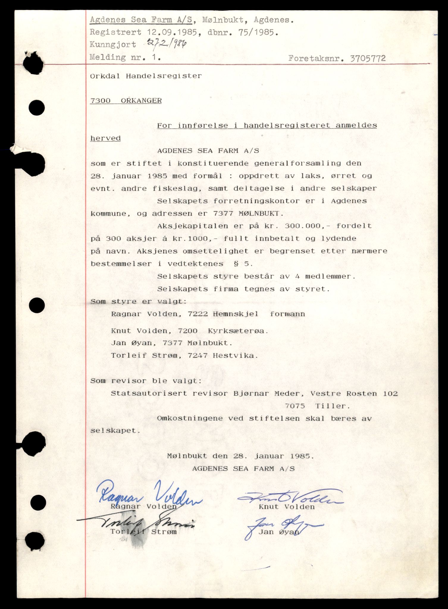 Orkdal sorenskriveri, AV/SAT-A-4169/2/J/Jc/Jce/L0002: Aksjeselskap, A - N, 1944-1990, p. 5
