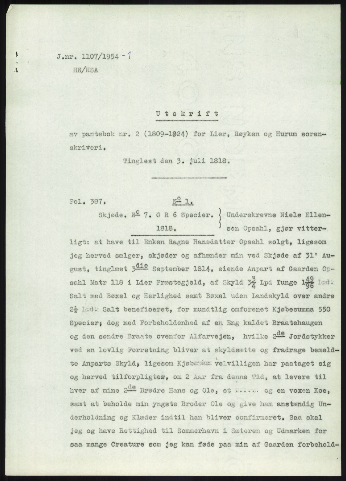 Statsarkivet i Kongsberg, SAKO/A-0001, 1954-1955, p. 125