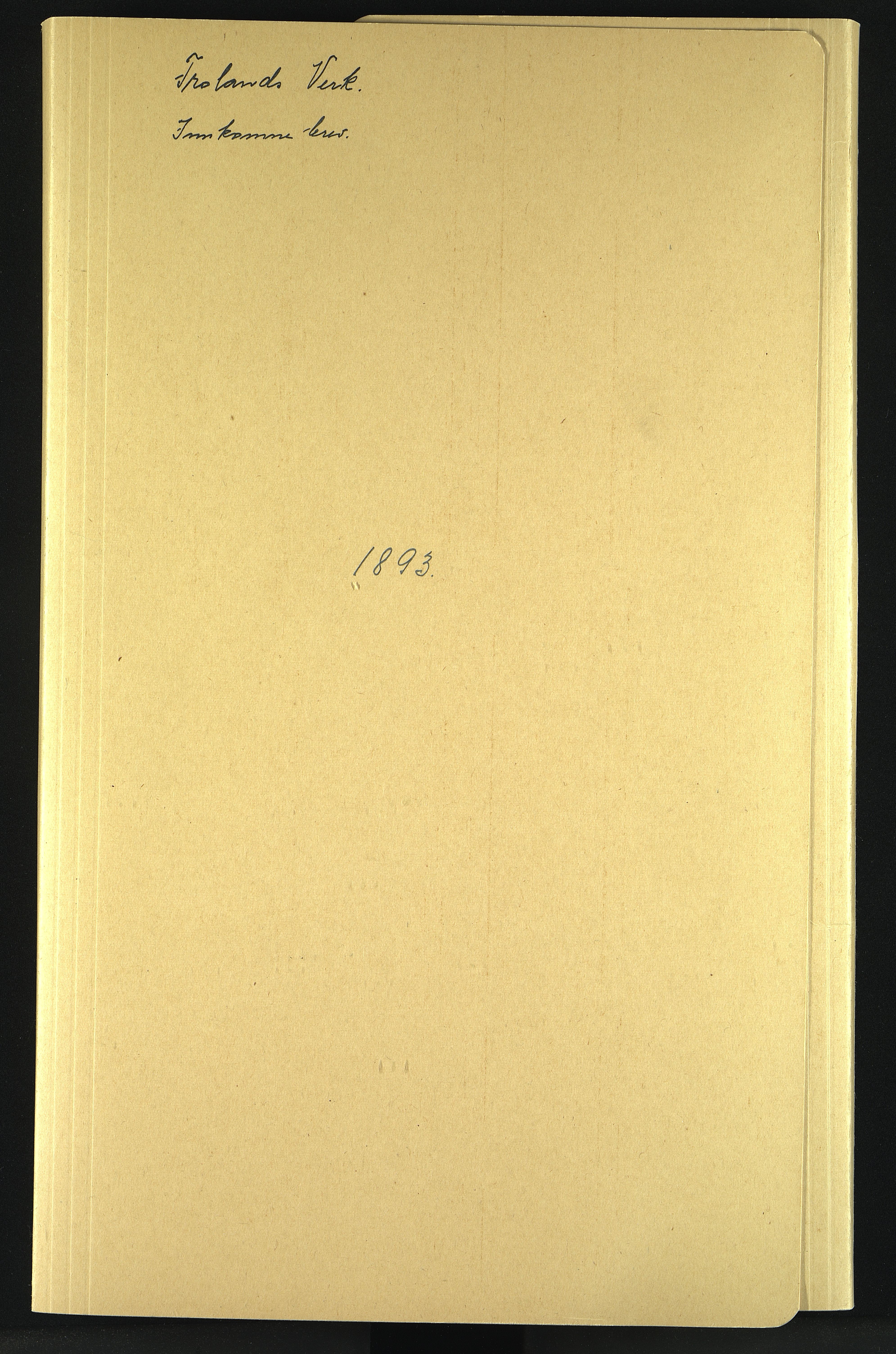 Froland Verk, AAKS/DA-1023/1/02/L0011: Innkomne brev, 1893-1902
