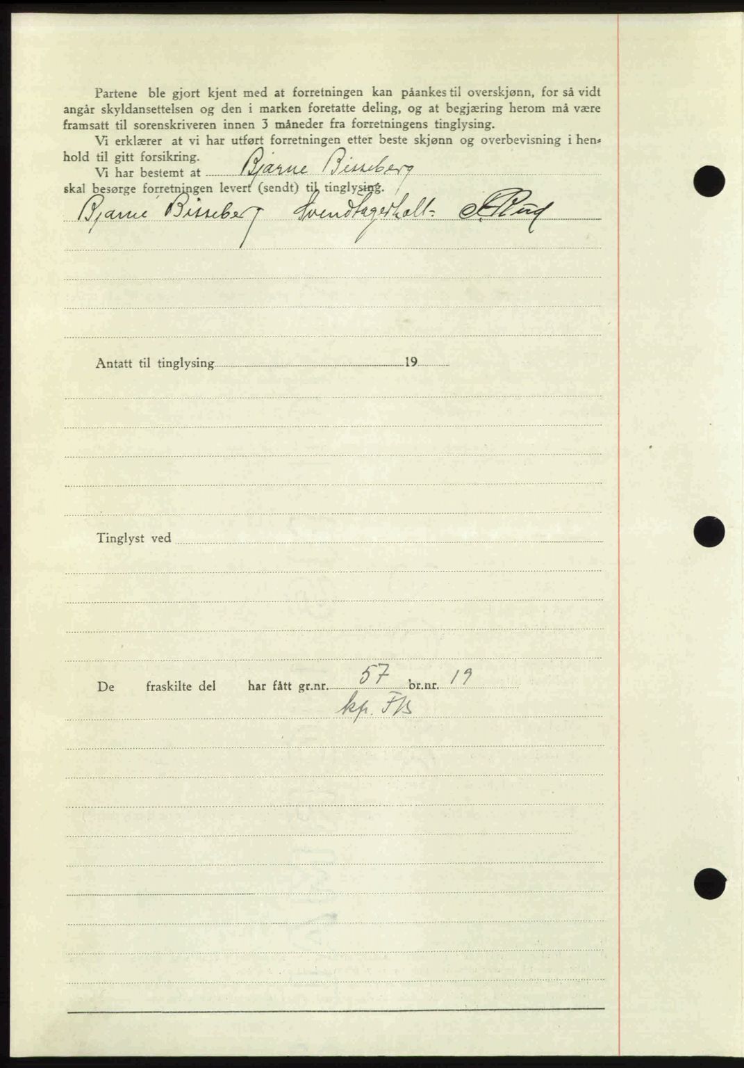 Idd og Marker sorenskriveri, SAO/A-10283/G/Gb/Gbb/L0011: Mortgage book no. A11, 1948-1949, Diary no: : 1808/1948