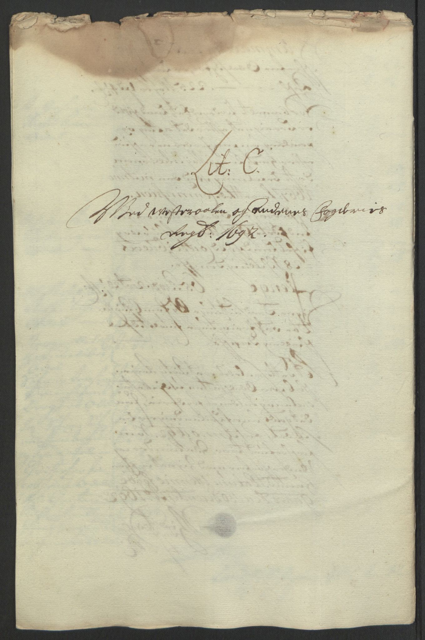 Rentekammeret inntil 1814, Reviderte regnskaper, Fogderegnskap, RA/EA-4092/R67/L4676: Fogderegnskap Vesterålen, Andenes og Lofoten, 1691-1693, p. 113