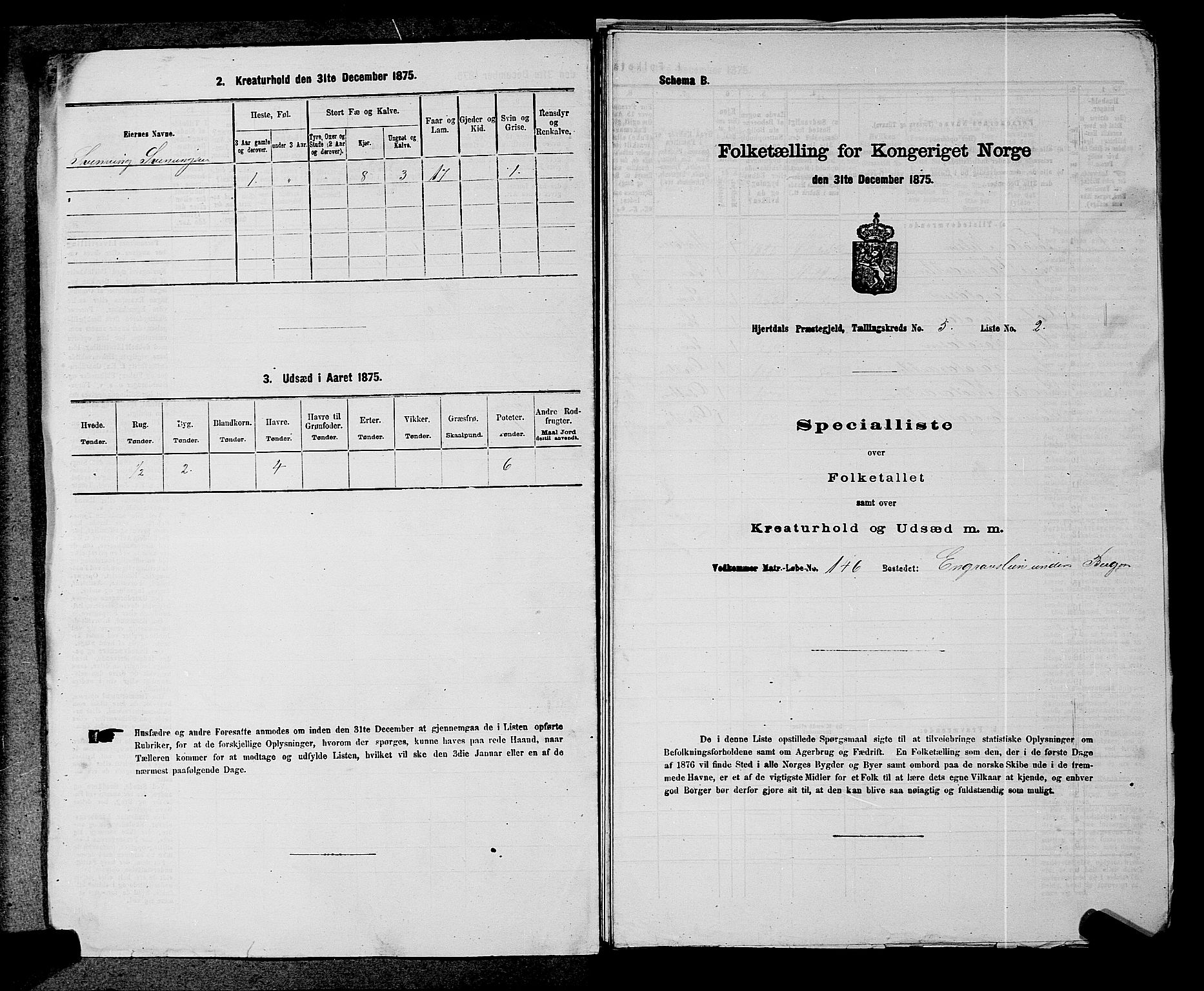 SAKO, 1875 census for 0827P Hjartdal, 1875, p. 645