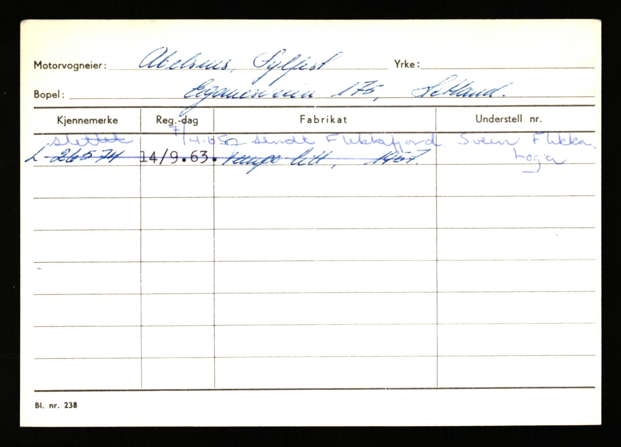 Stavanger trafikkstasjon, AV/SAST-A-101942/0/H/L0001: Abarbanell - Askerud, 1930-1971, p. 37