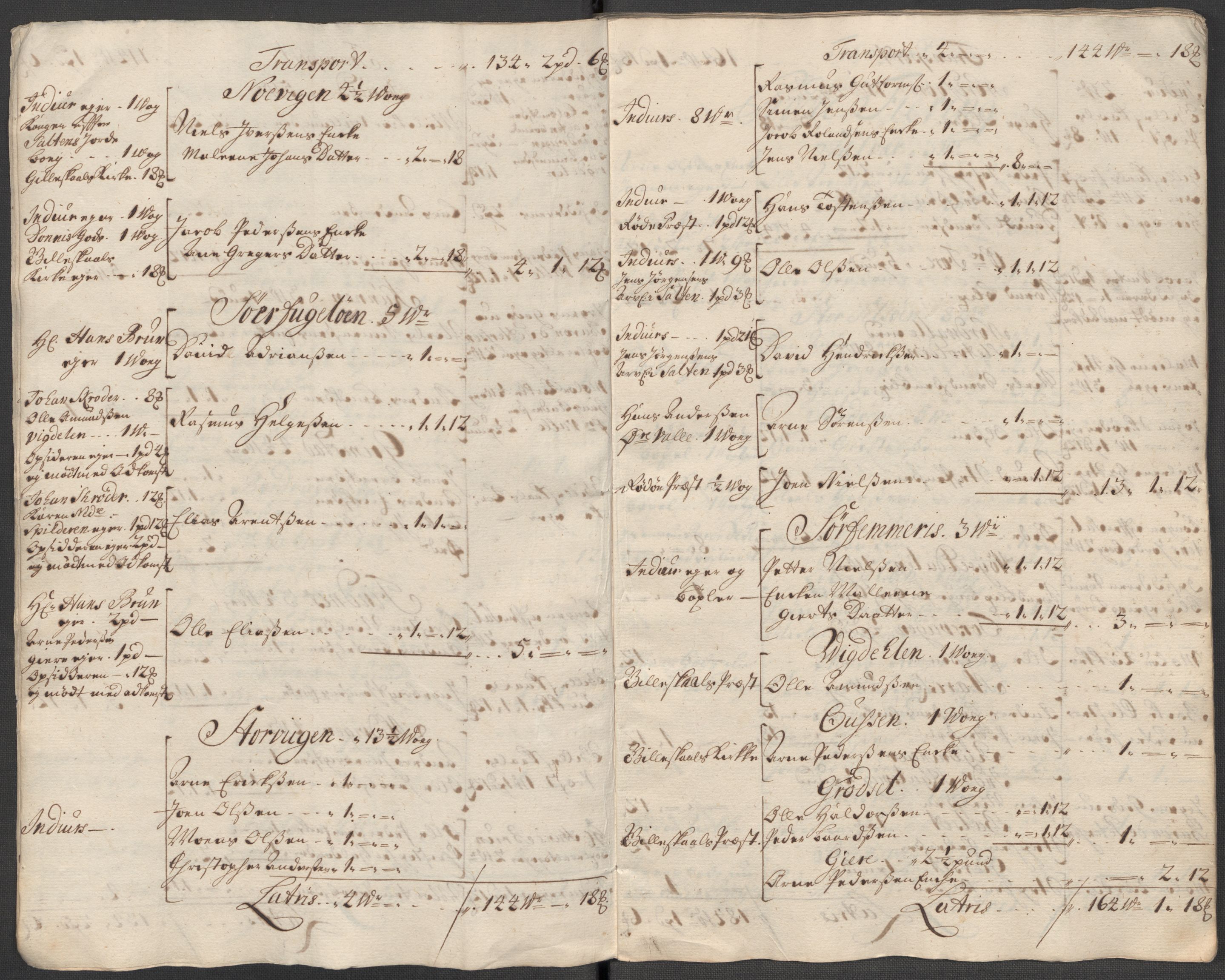 Rentekammeret inntil 1814, Reviderte regnskaper, Fogderegnskap, AV/RA-EA-4092/R65/L4514: Fogderegnskap Helgeland, 1716, p. 44