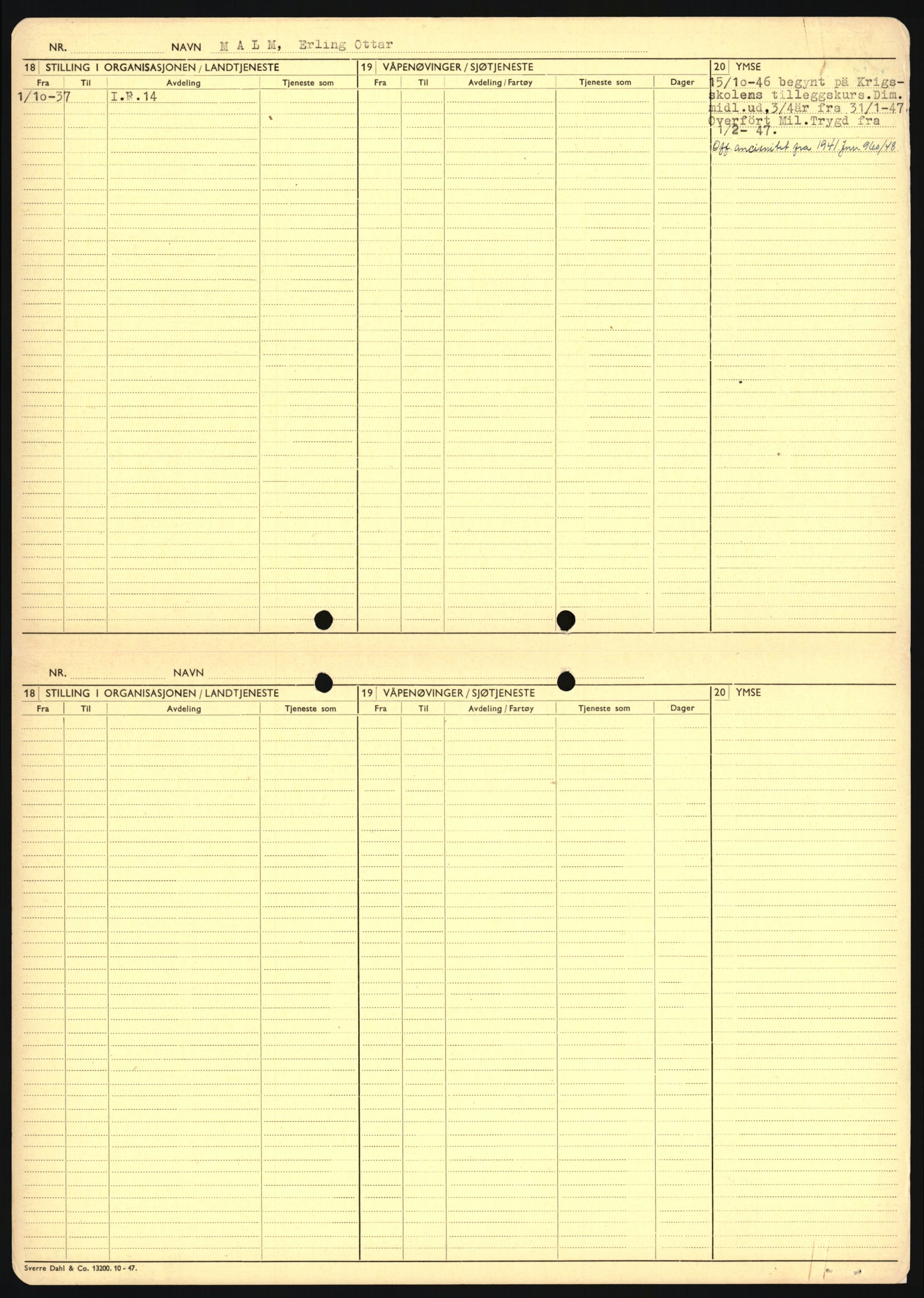 Forsvaret, Sør-Hålogaland landforsvar, AV/RA-RAFA-2552/P/Pa/L0302: Personellmapper for slettet personell, yrkesbefal og vernepliktig befal, født 1913-1916, 1932-1976, p. 108