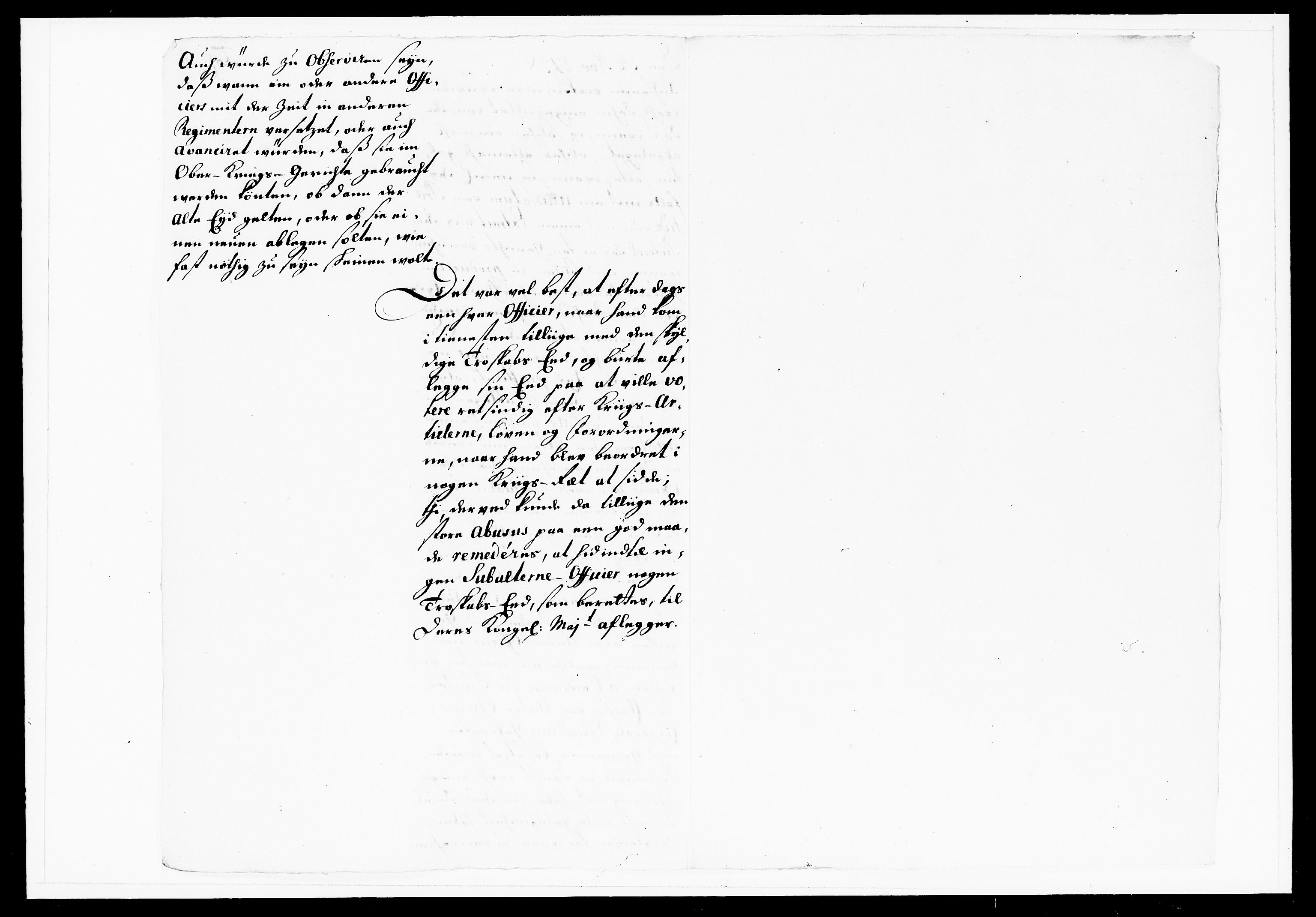 Krigskollegiet, Krigskancelliet, DRA/A-0006/-/1143-1150: Refererede sager, 1738, p. 515