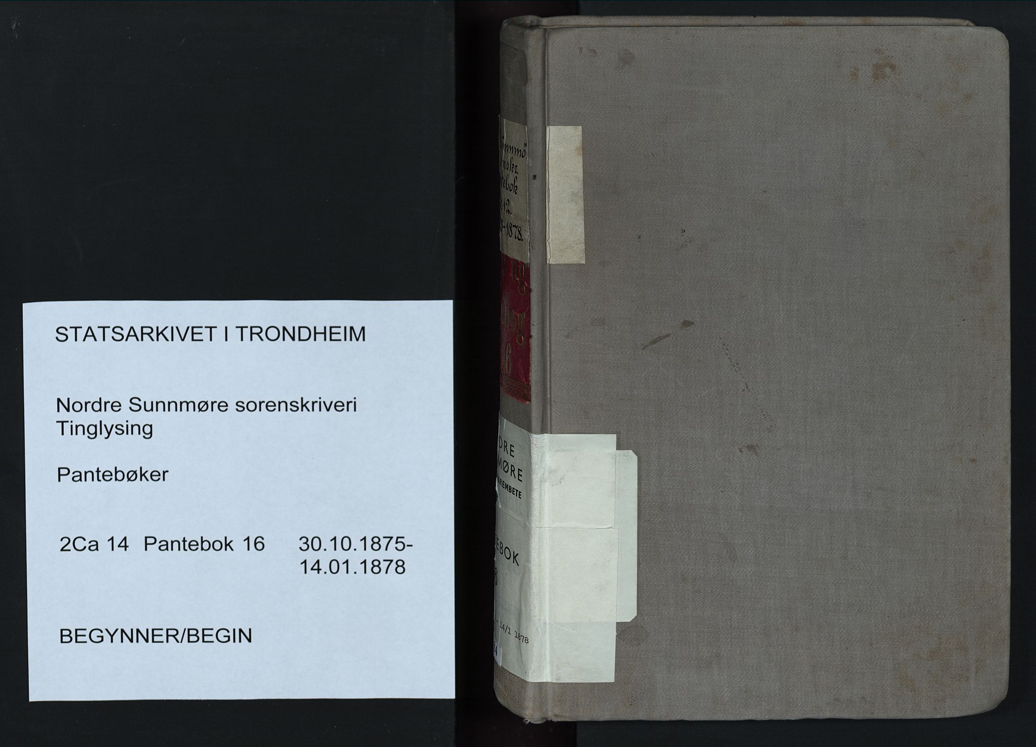 Nordre Sunnmøre sorenskriveri, AV/SAT-A-0006/1/2/2C/2Ca/L0014: Mortgage book no. 16, 1875-1878