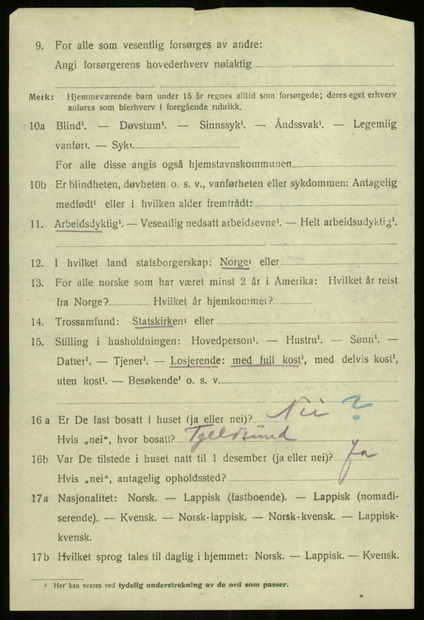 SATØ, 1920 census for Målselv, 1920, p. 2414