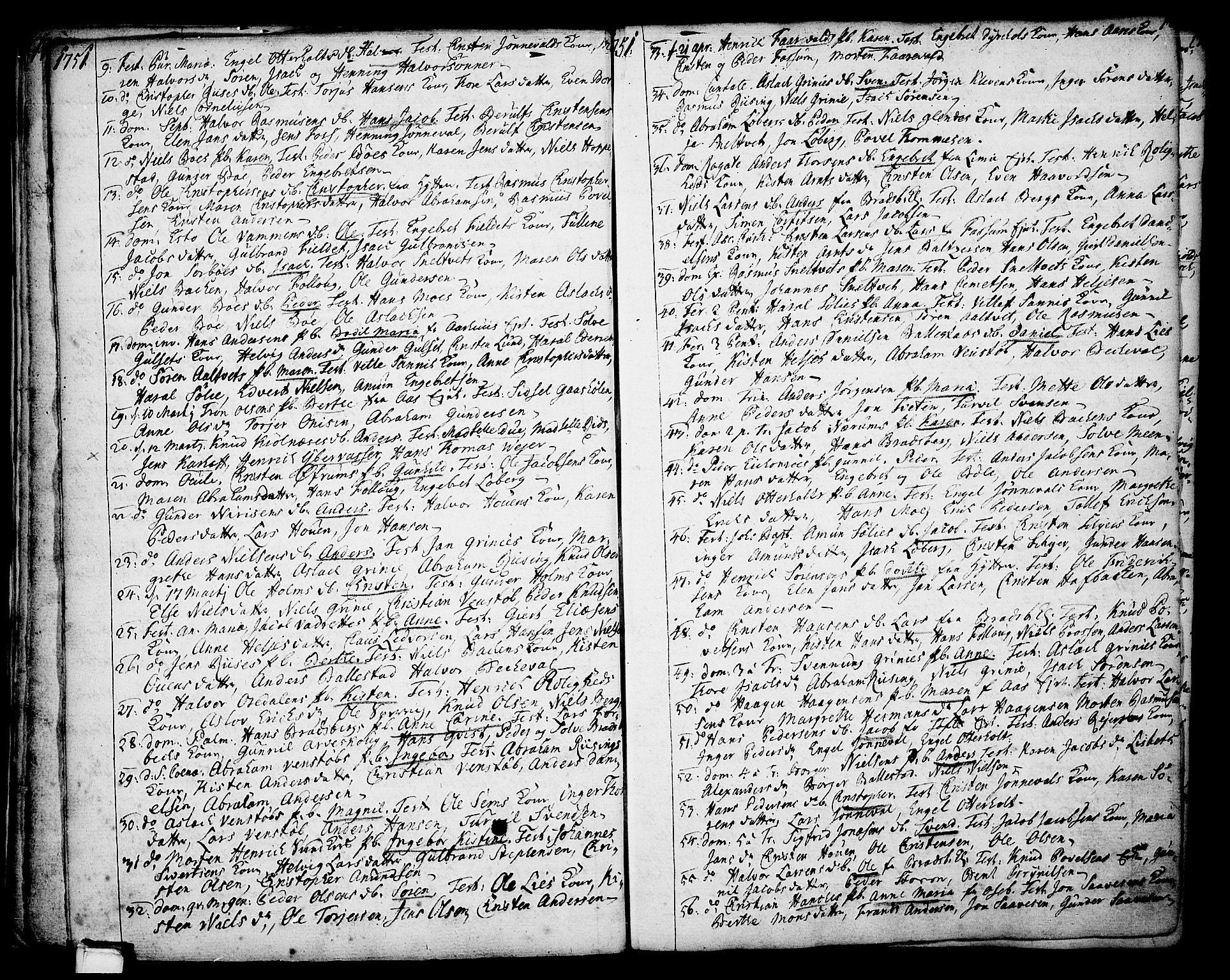 Gjerpen kirkebøker, SAKO/A-265/F/Fa/L0002: Parish register (official) no. I 2, 1747-1795, p. 12