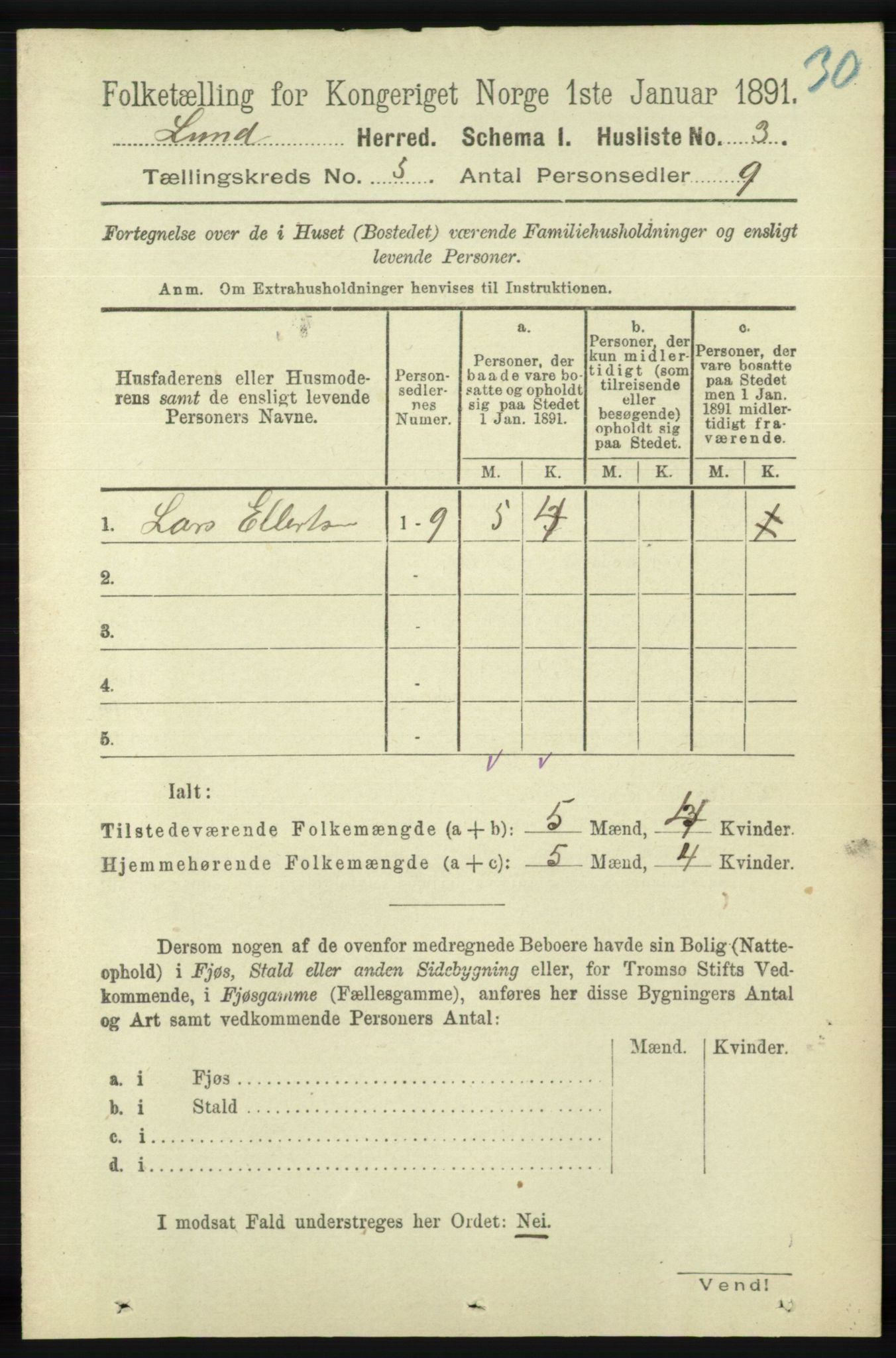 RA, 1891 census for 1112 Lund, 1891, p. 1673