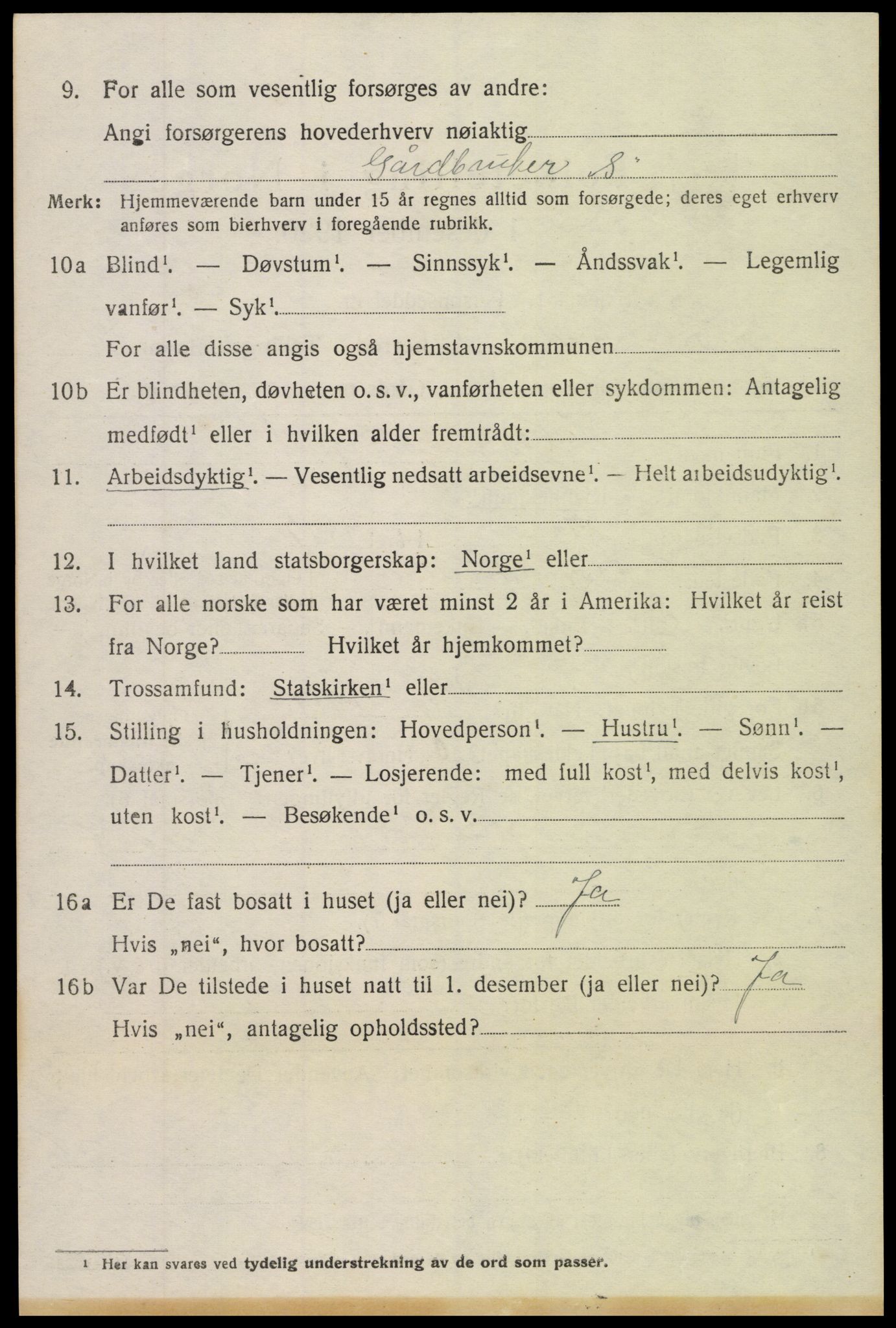 SAH, 1920 census for Sør-Aurdal, 1920, p. 8144