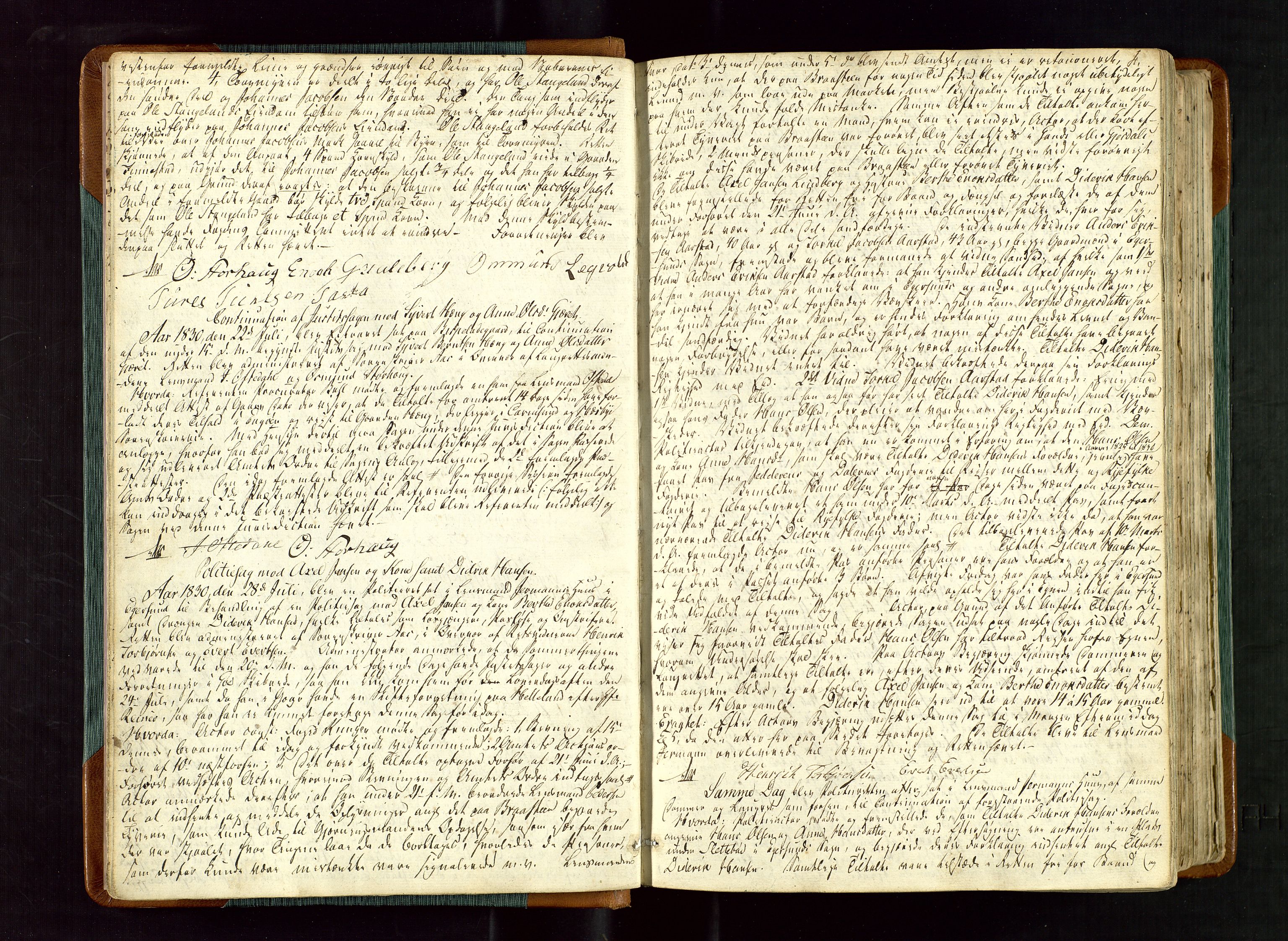 Jæren og Dalane sorenskriveri, AV/SAST-A-100306/3/30/30BBB/L0001: EKSTRARETTSPROTOKOLL - DALANE, 1830-1836, p. 3b-4a